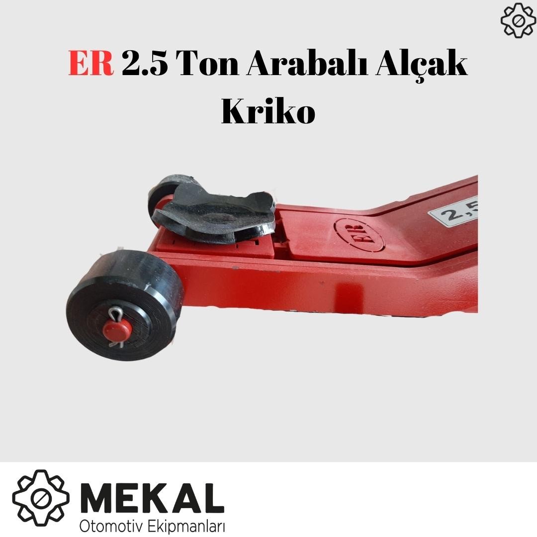 ER 2.5 Ton Arabalı Alçak Kriko