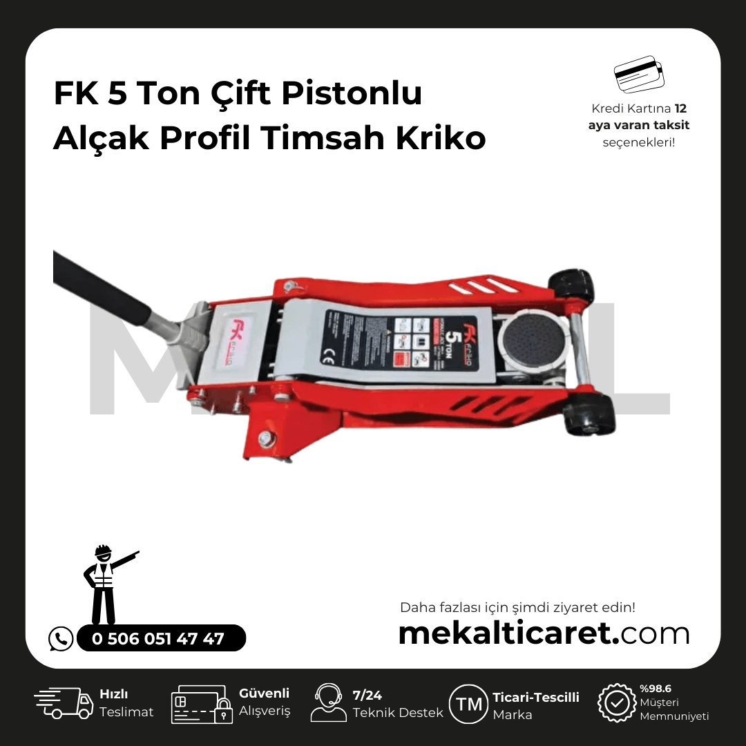 FK Friko 5 Ton Alçak Şase Kriko