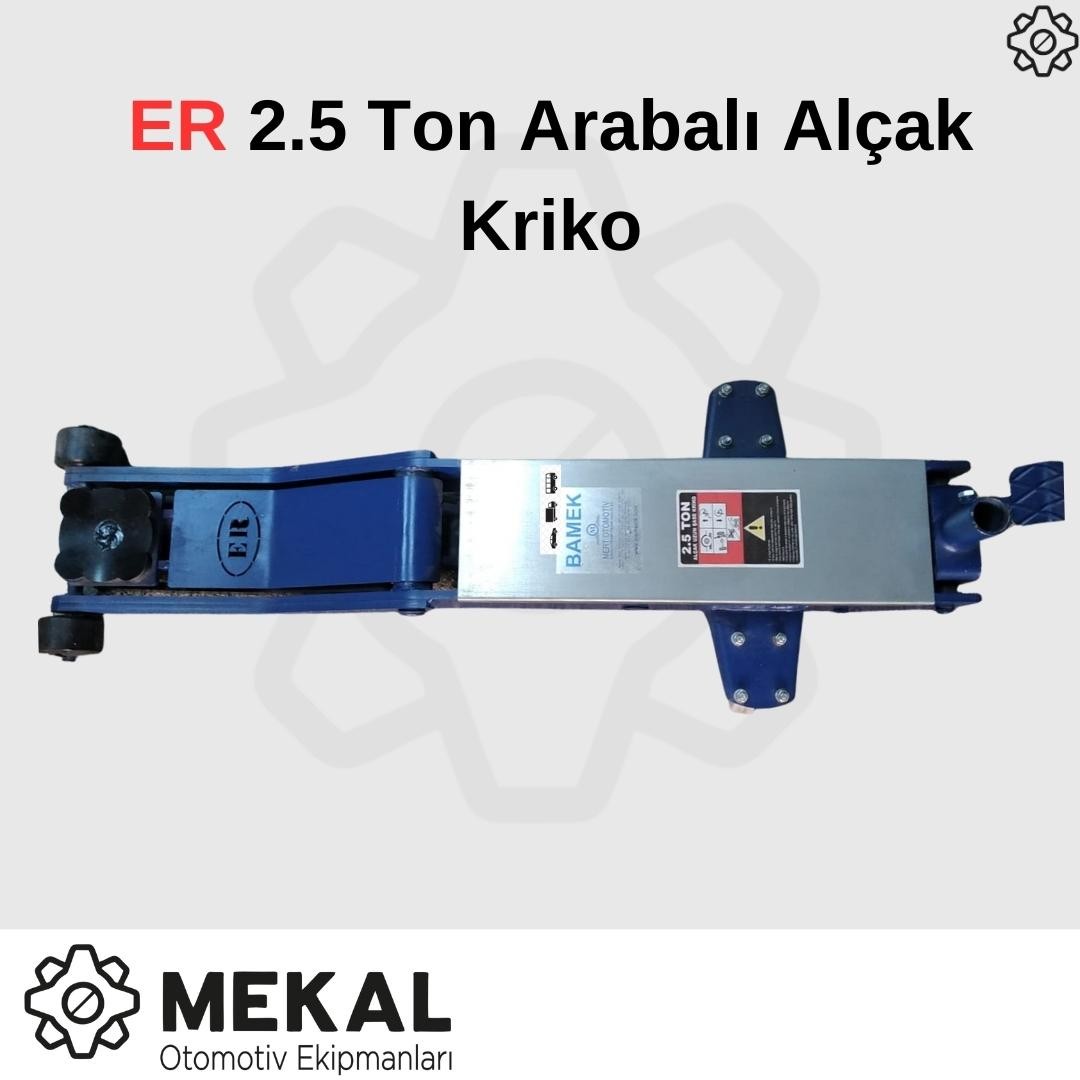 ER 2.5 Ton Arabalı Alçak Kriko