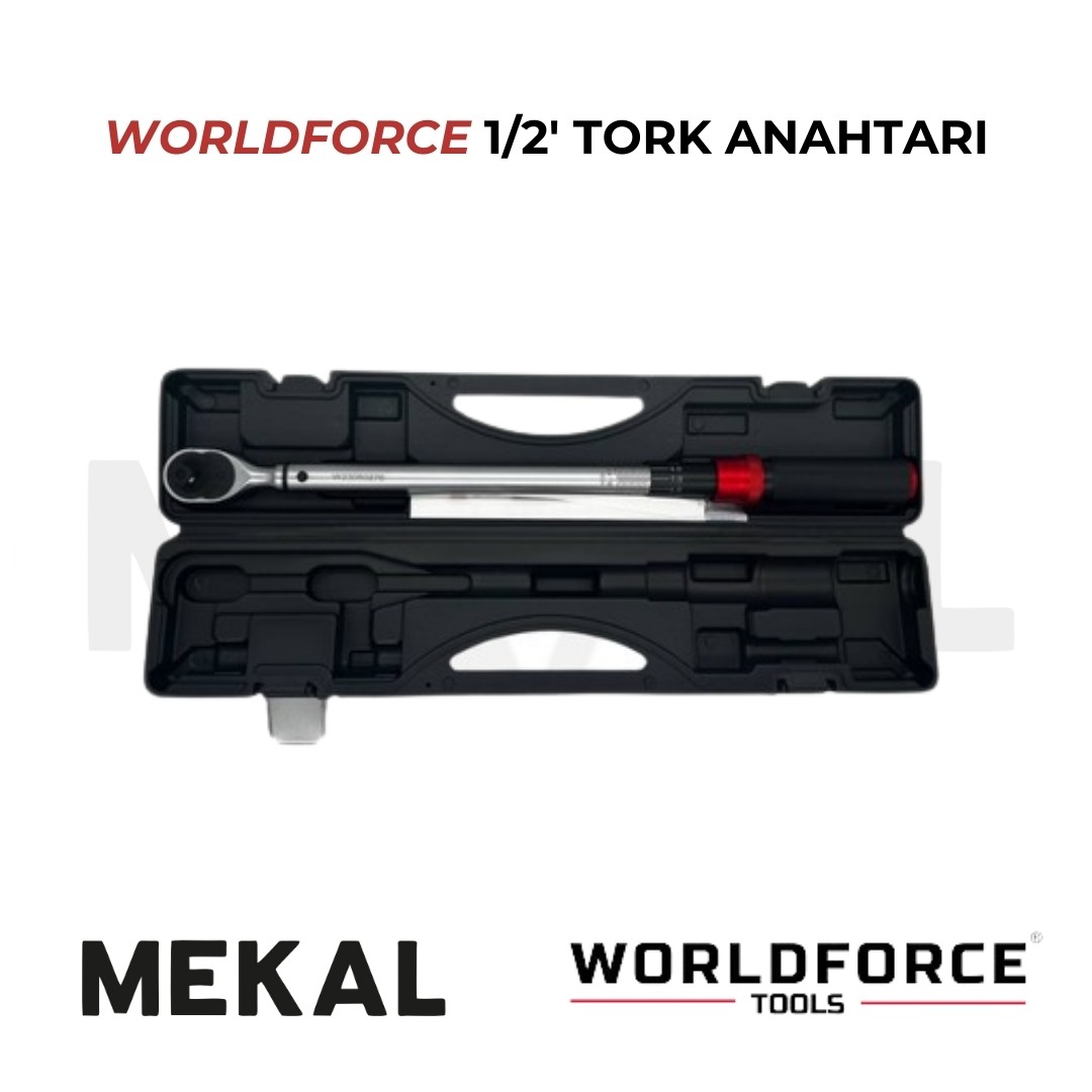 WORLDFORCE 1/2" 60-330 NM Tork Anahtarı