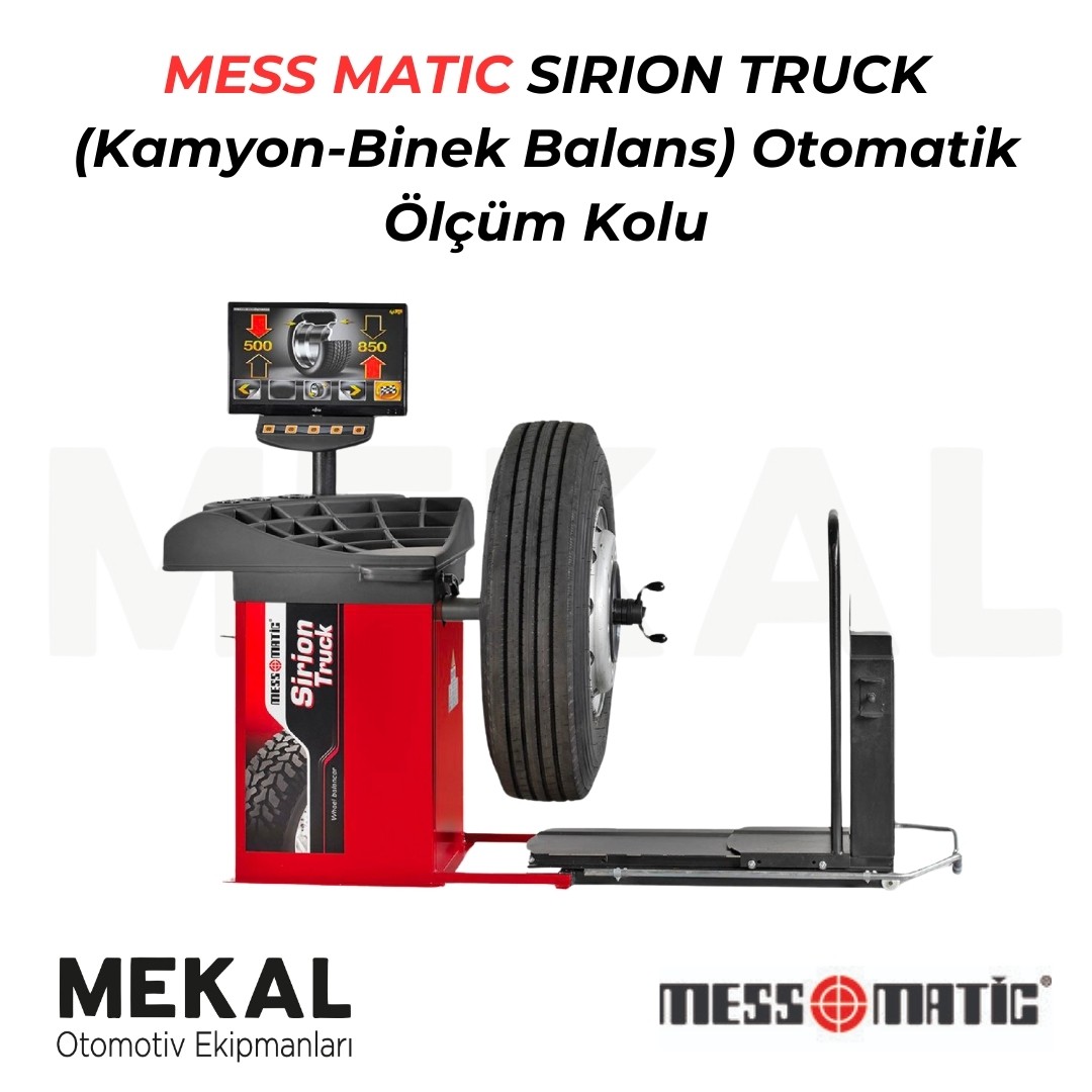 MESS MATIC SIRION TRUCK (Kamyon-Binek) Otomatik Ölçüm Kollu Balans Makinesi