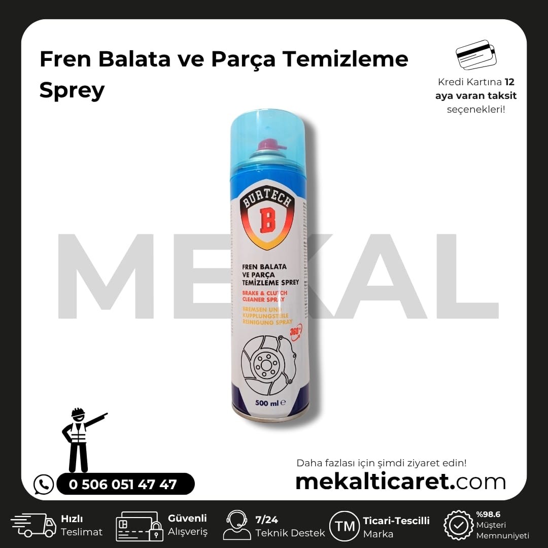 Fren Balata Ve Parça Temizleme Spreyi