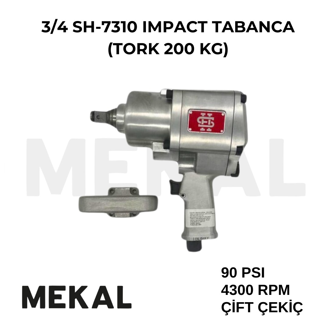 3/4 SH-7310 Impact (200kg tork) Bijon  Tabancası