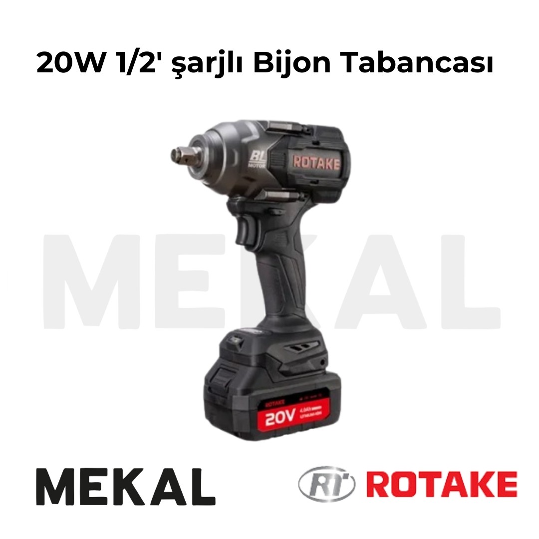 ROTAKE 1/2 Şarjlı Bijon Tabancası