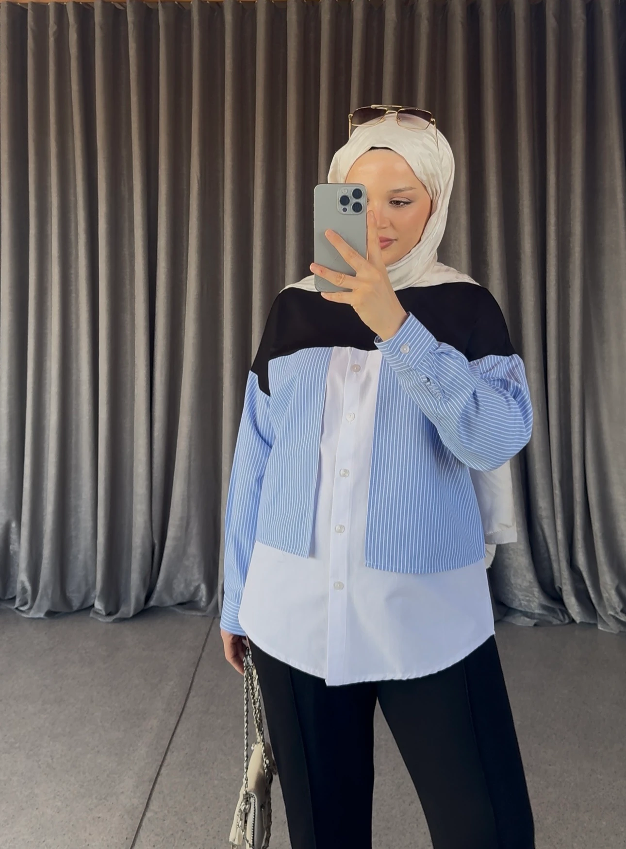 Basic Oysho Gömlek Takım - Siyah 