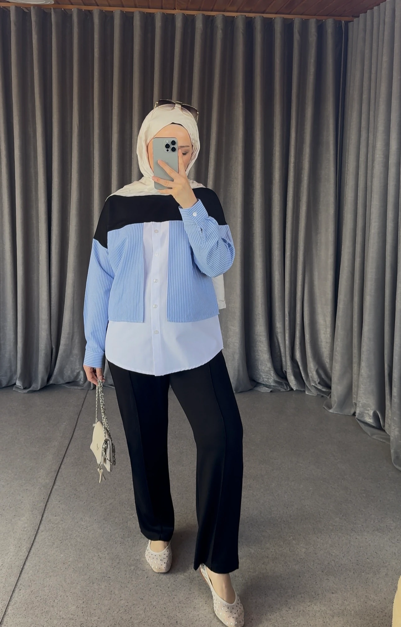 Basic Oysho Gömlek Takım - Siyah 