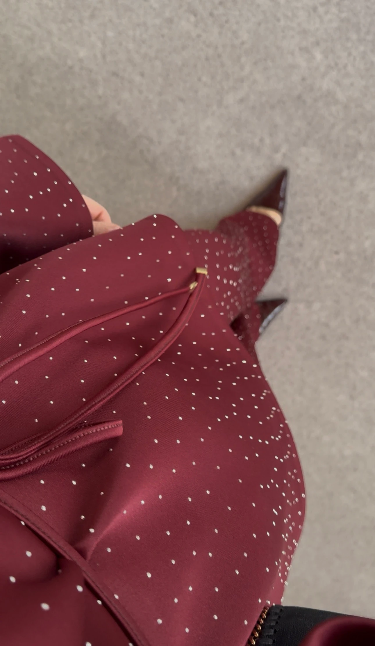 Pırıltı Scuba İkili Takım - Bordo