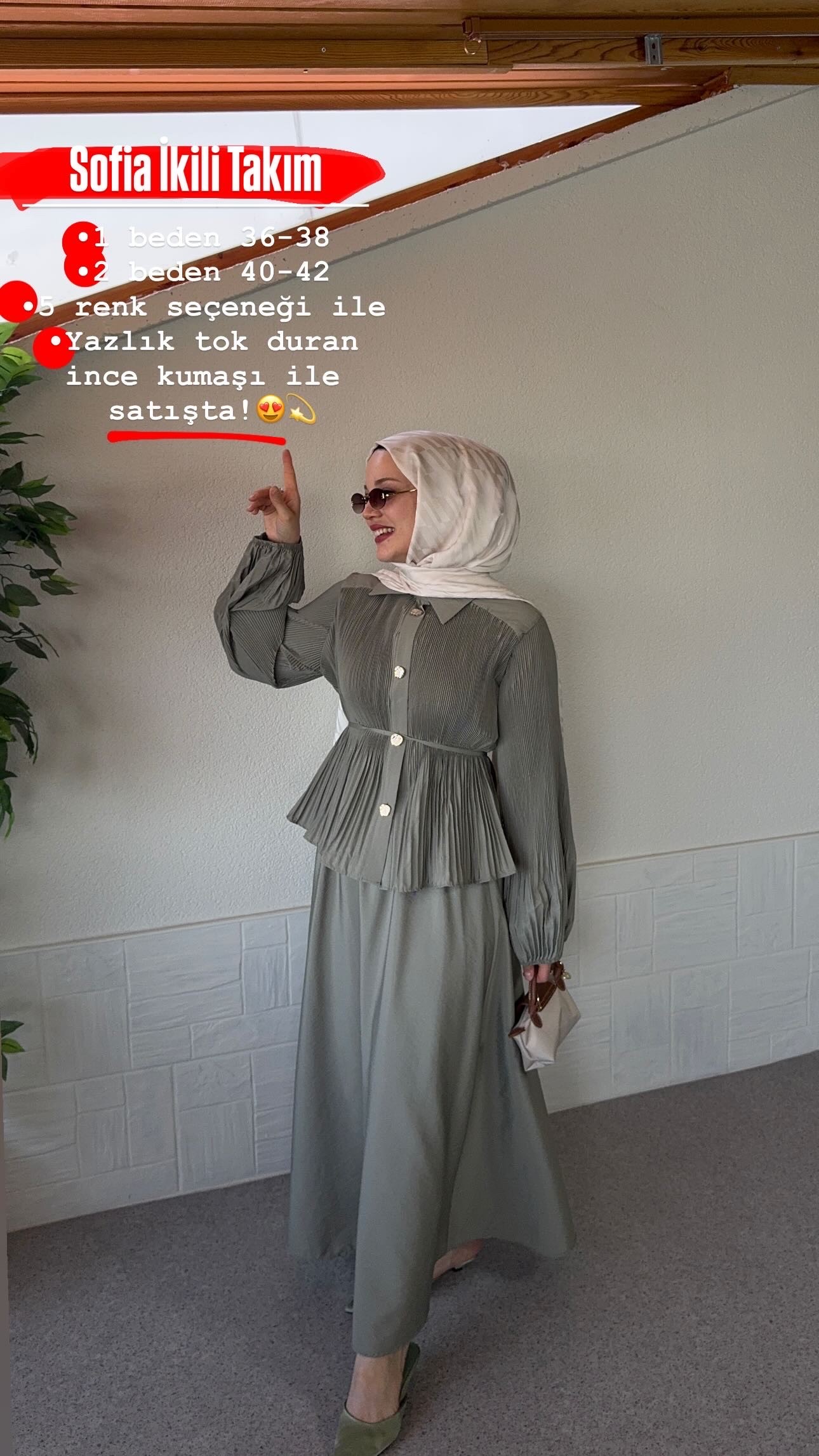 Sofia Piliseli İkili Takım - Haki