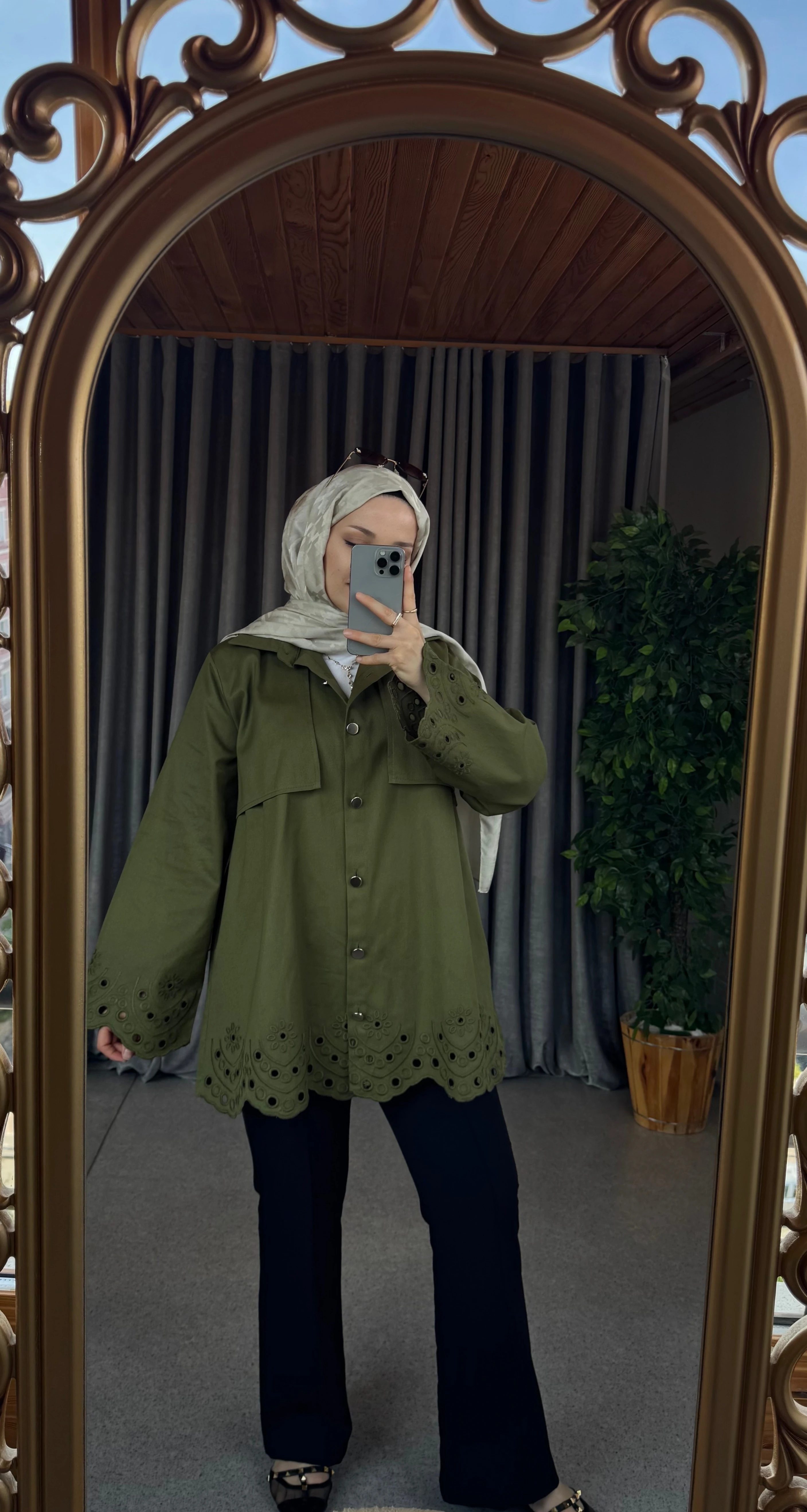 Fisto Trenç Gömlek - Haki