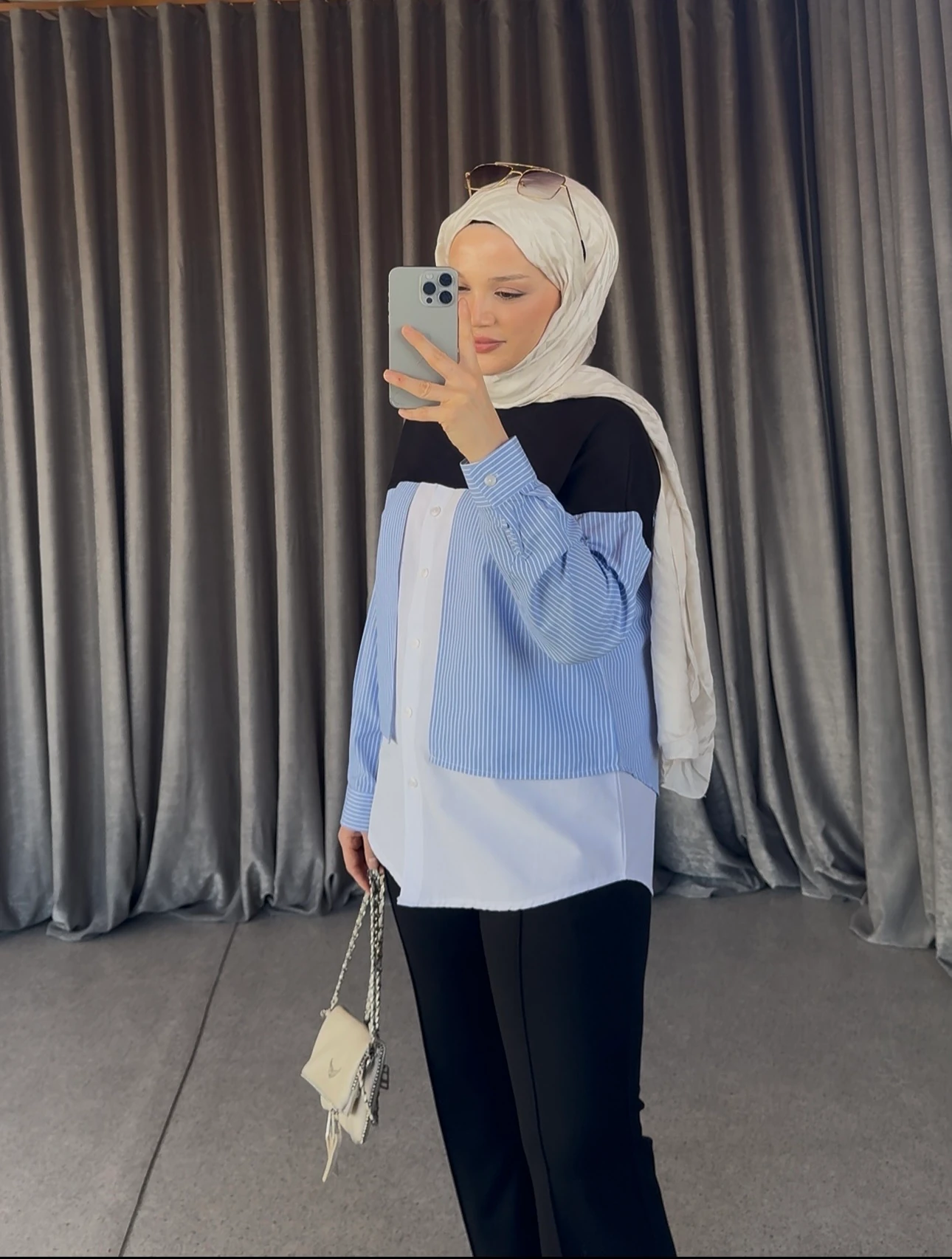 Basic Oysho Gömlek Takım - Siyah 