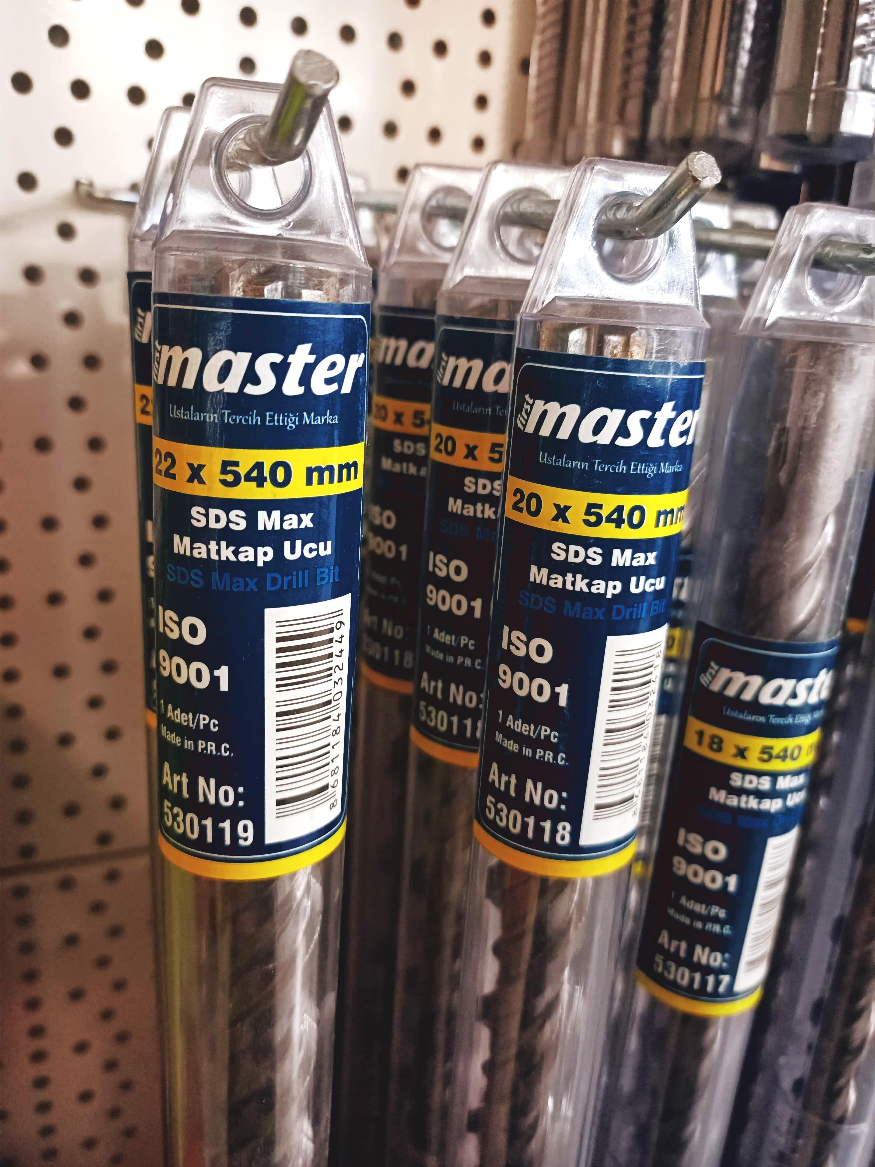 First Master Matkap Ucu - Çeşitli Ölçü Seçenekleri (530102/530103/530104/530106/530115/530116/530117/530118/530119/530202)