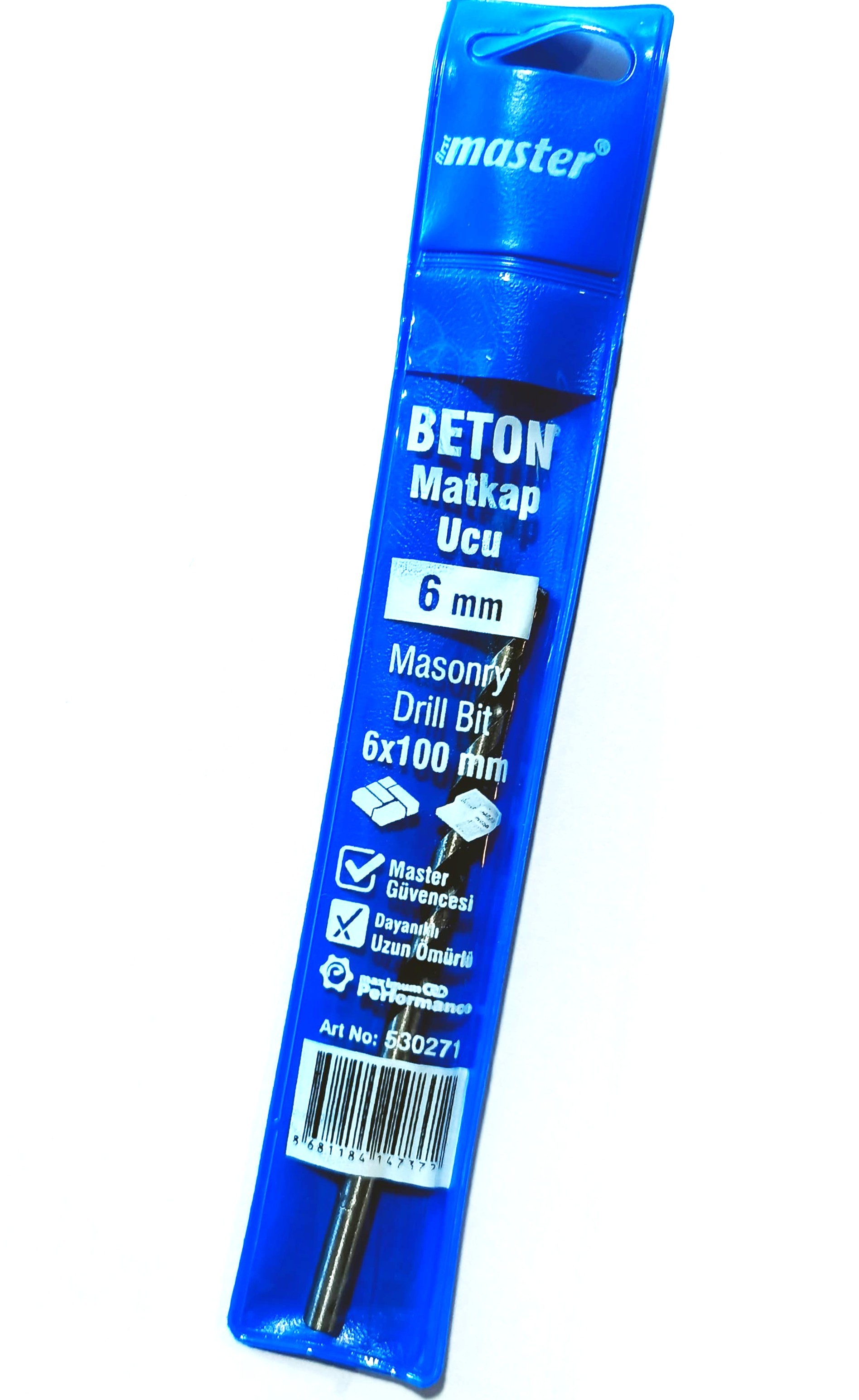 First Master Beton Matkap Ucu - 6mm (530271)