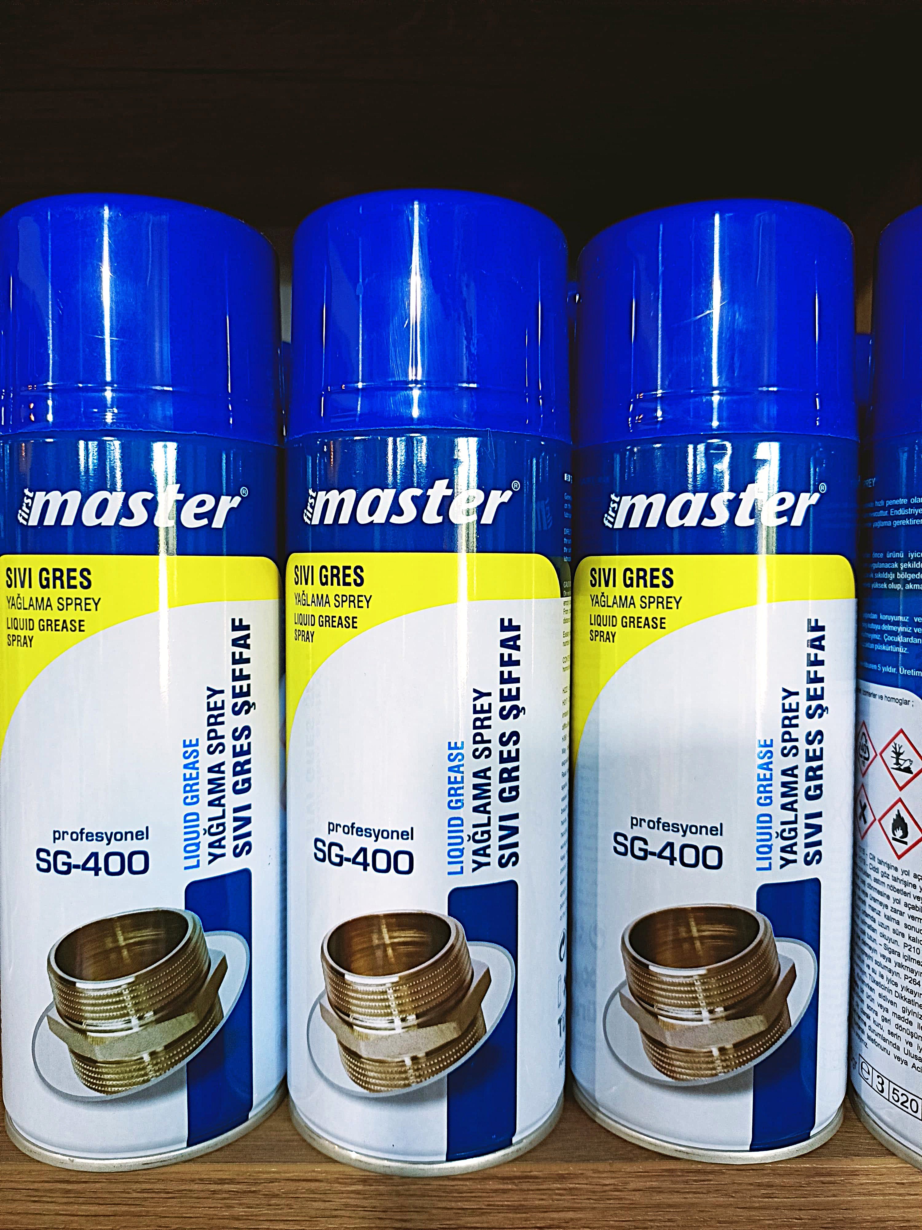 First Master Sıvı Gres Yağlama Sprey Şeffaf - 400ml