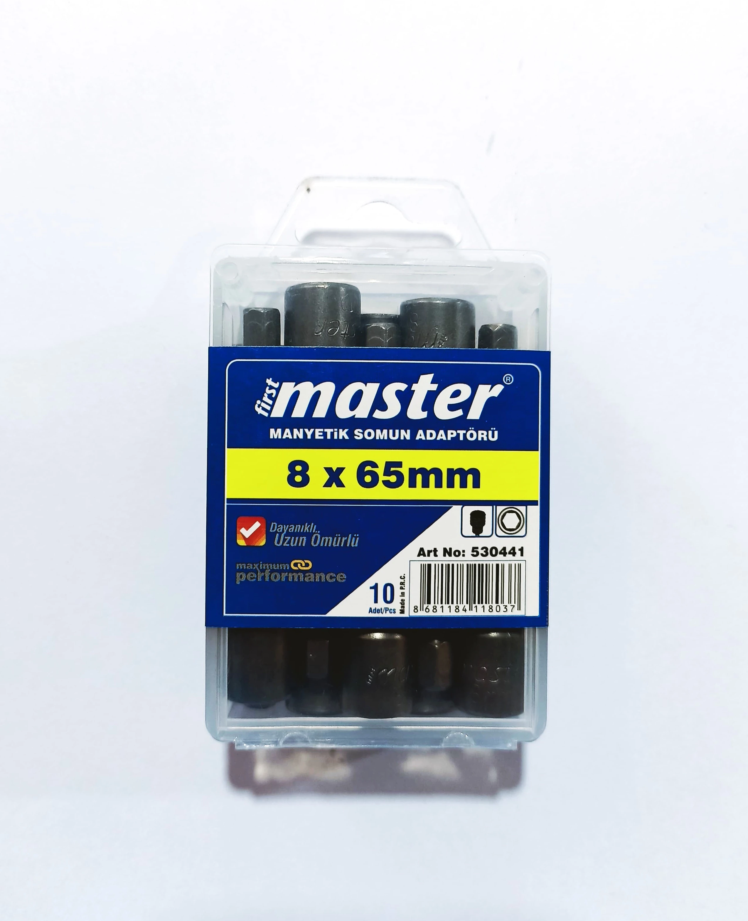 First Master Manyetik Somun Adaptörü 8x65mm - 1 Adet (530441) 