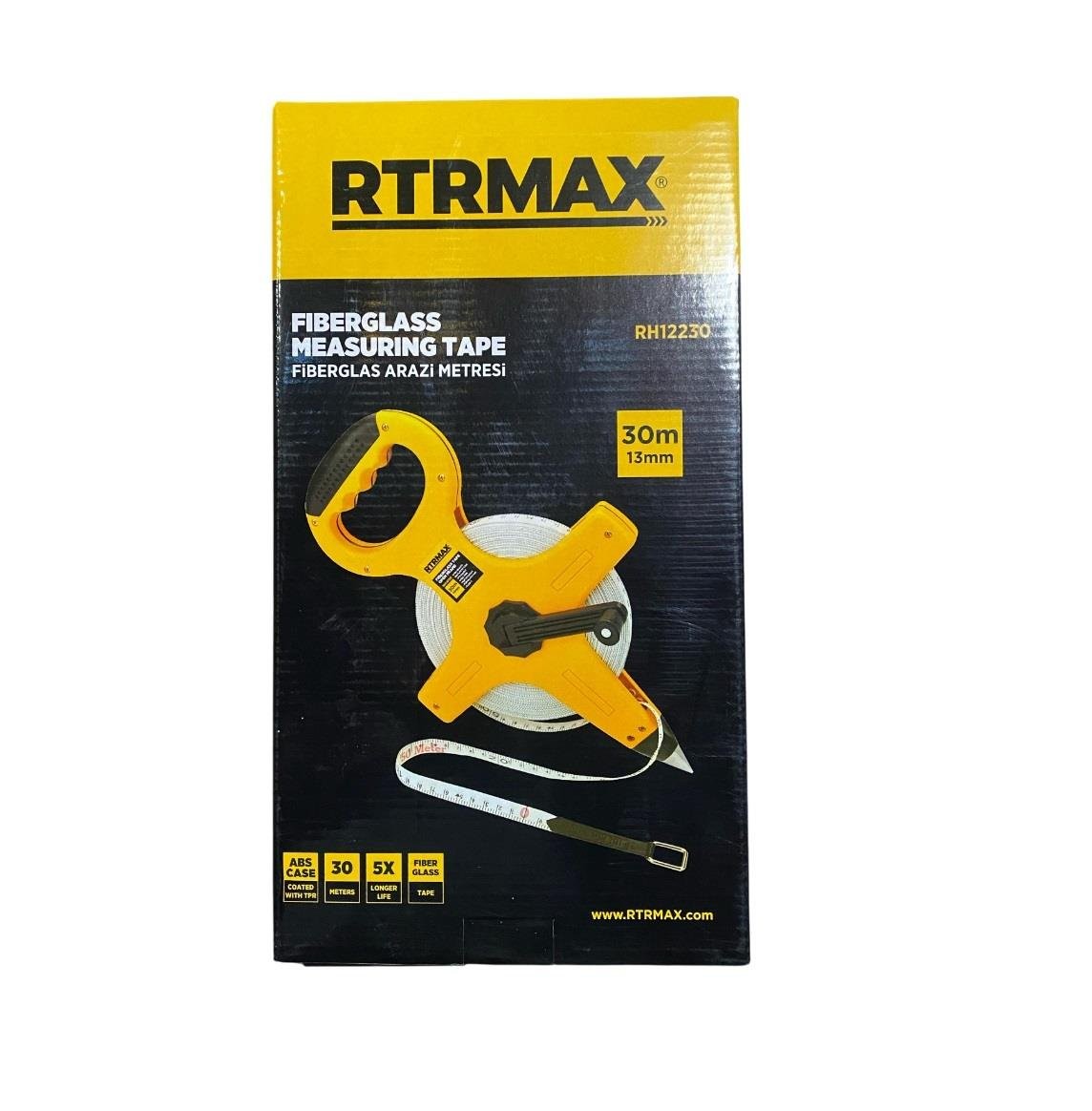 RTRMAX Arazi Tipi Saplı Metre - Çeşitli Ölçüler