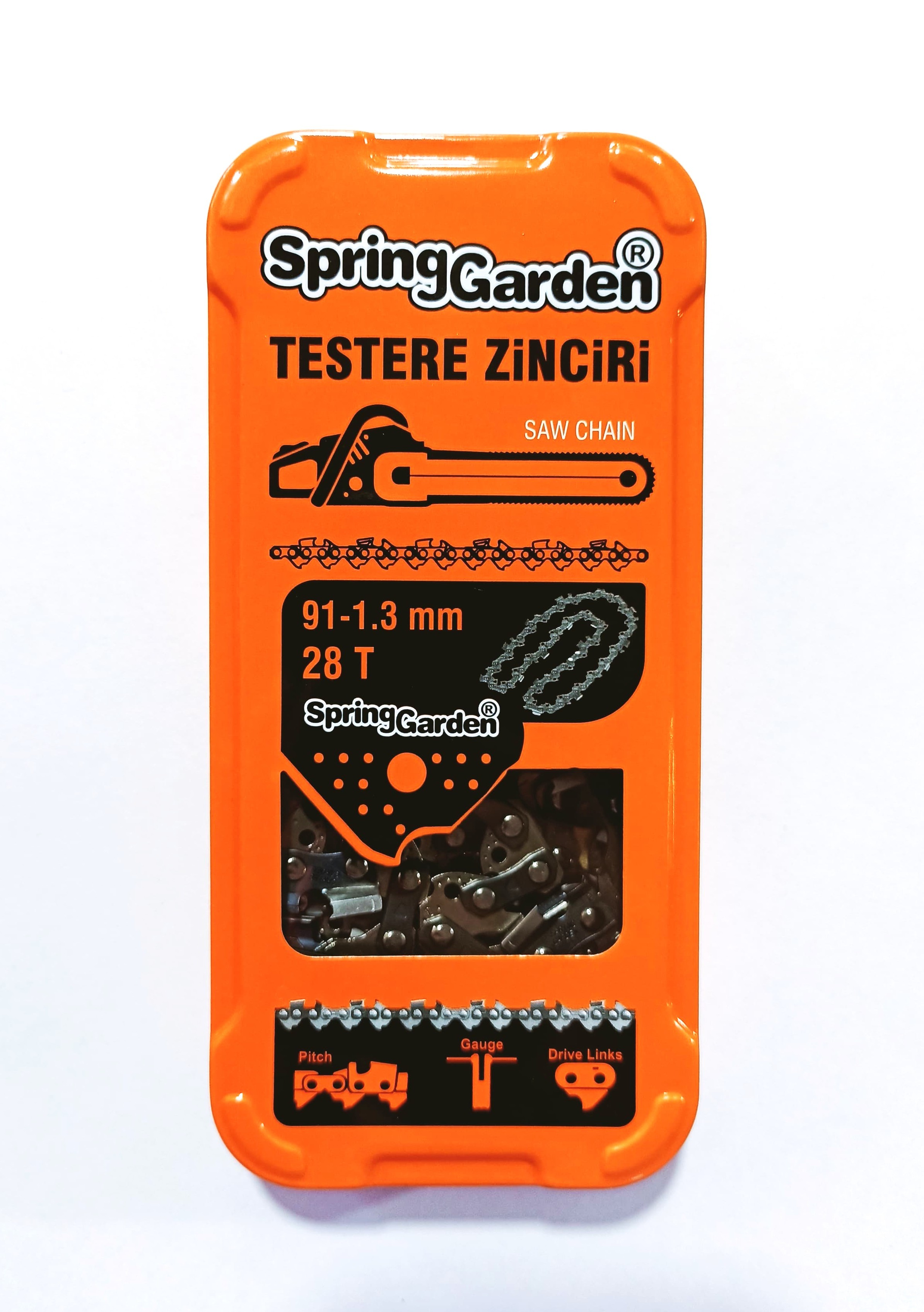 Spring Garden Testere Zinciri  91-1,3mm  (27,5T / 28T / 28,5T)
