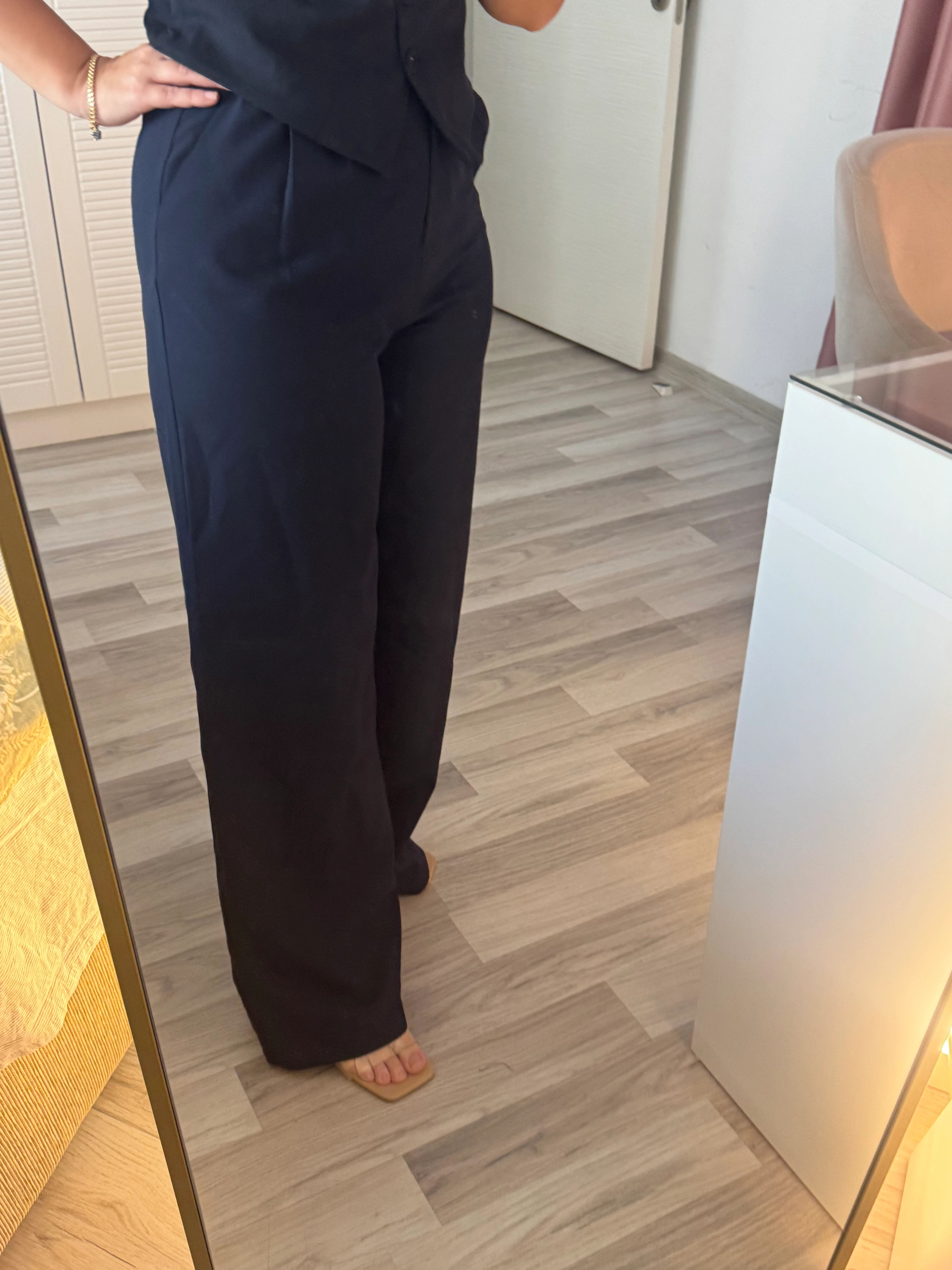 Lacivert Palozzo Pantolon