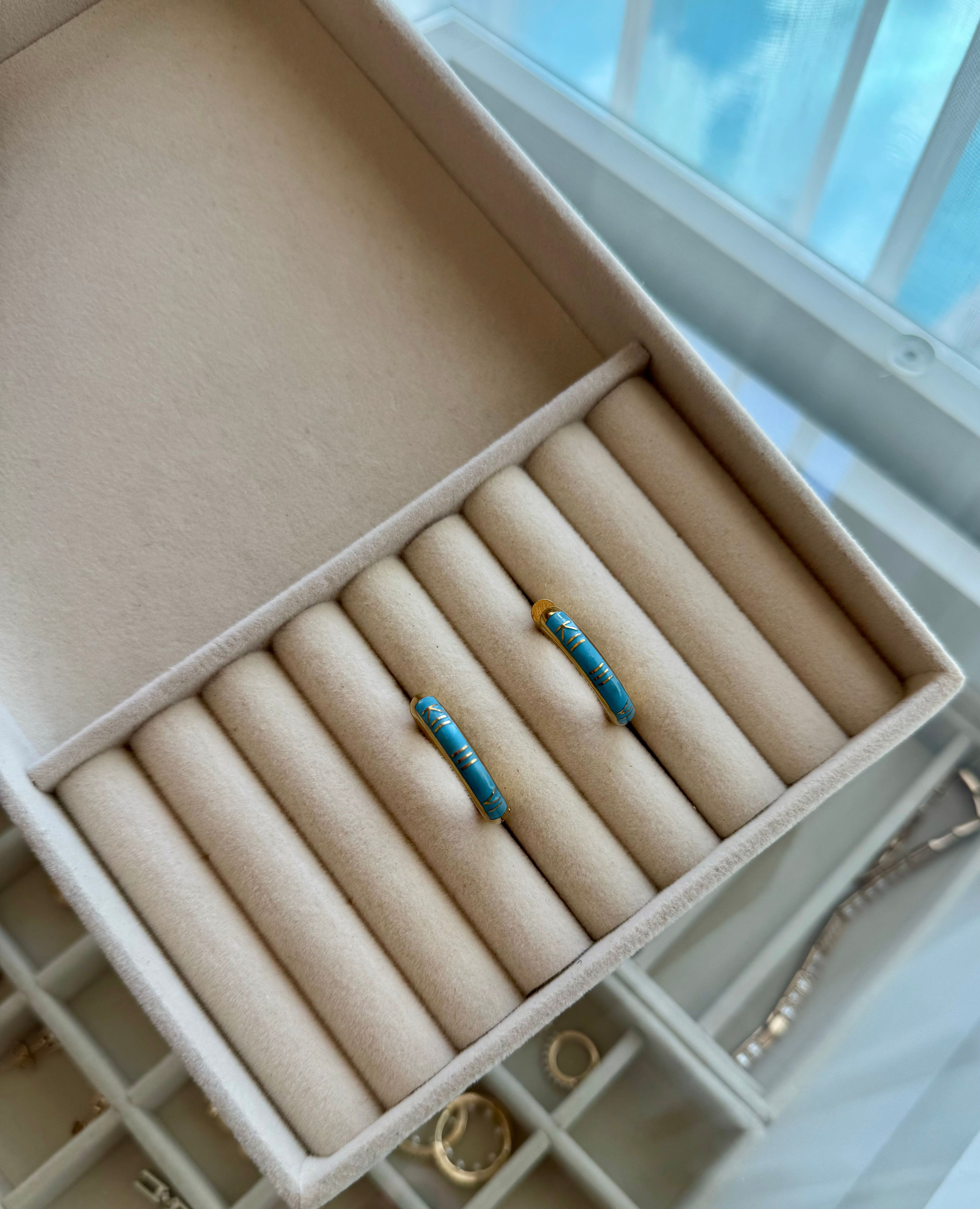 Radiant Blue Hoops