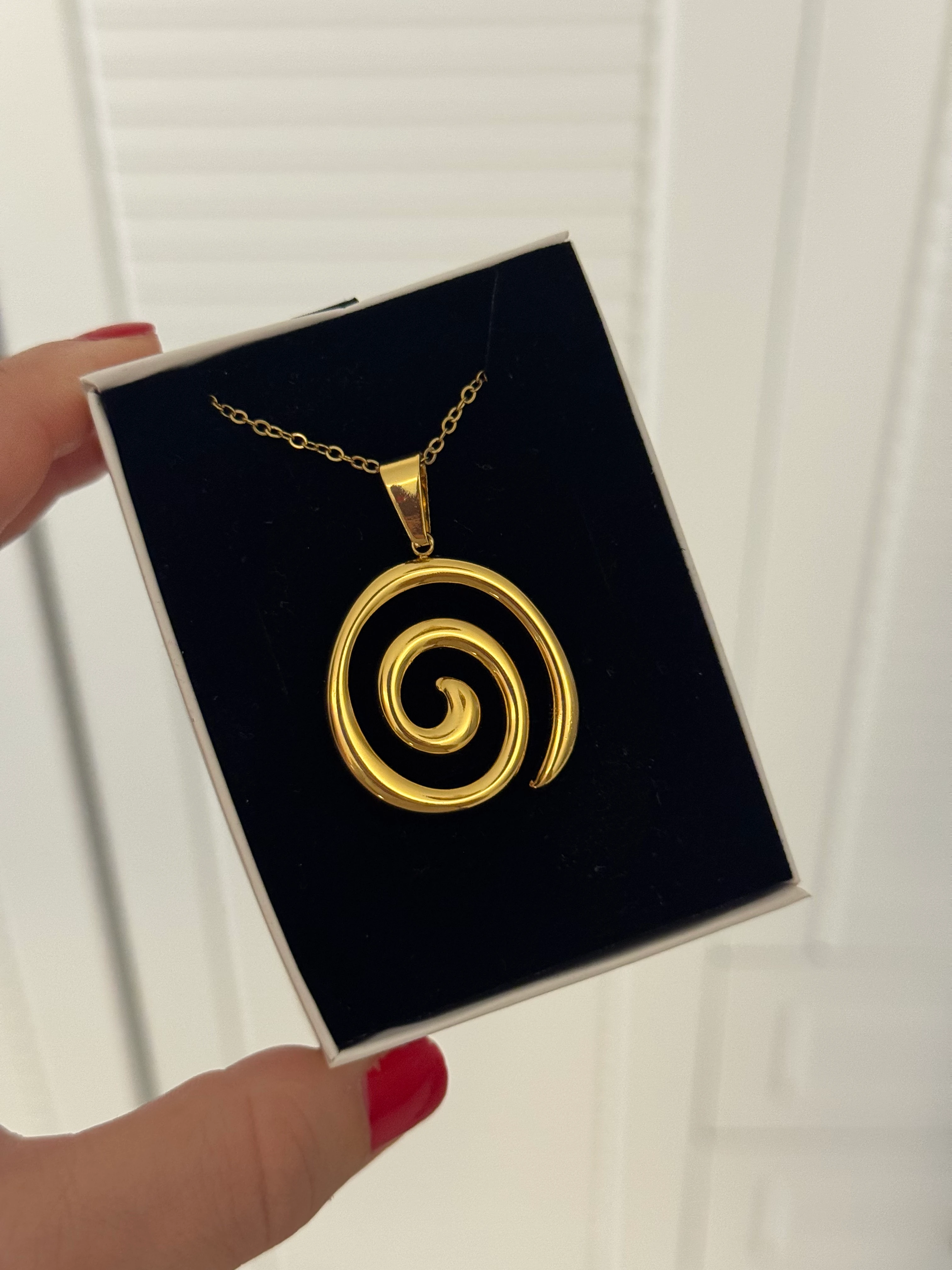 Spiral Kolye – 316L Cerrahi Çelik