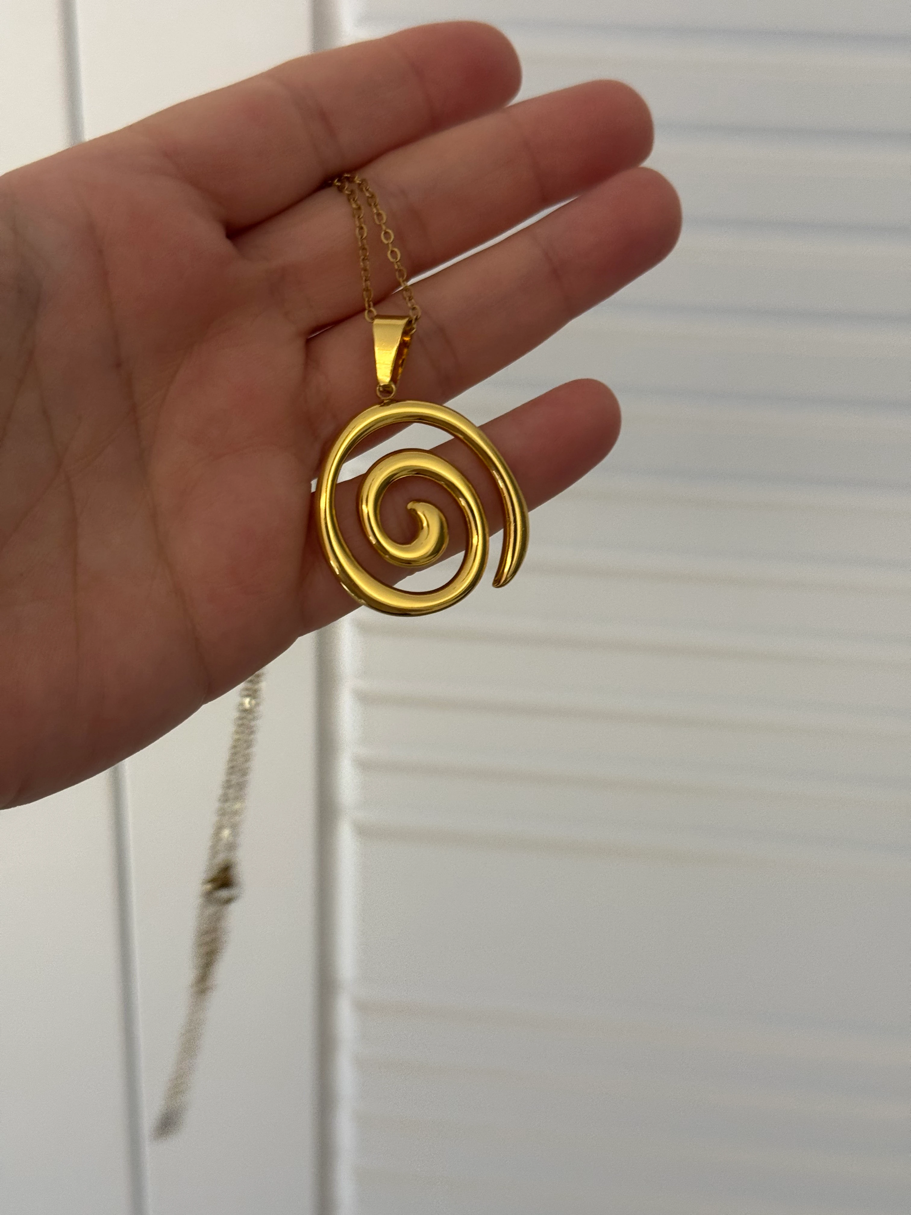 Spiral Kolye – 316L Cerrahi Çelik