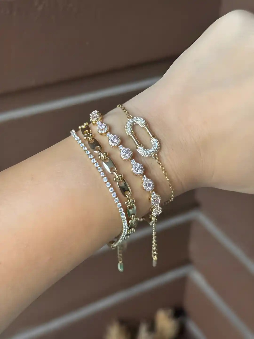 ✨ Gold Zincir Model Ayarlanabilir Bileklik ✨