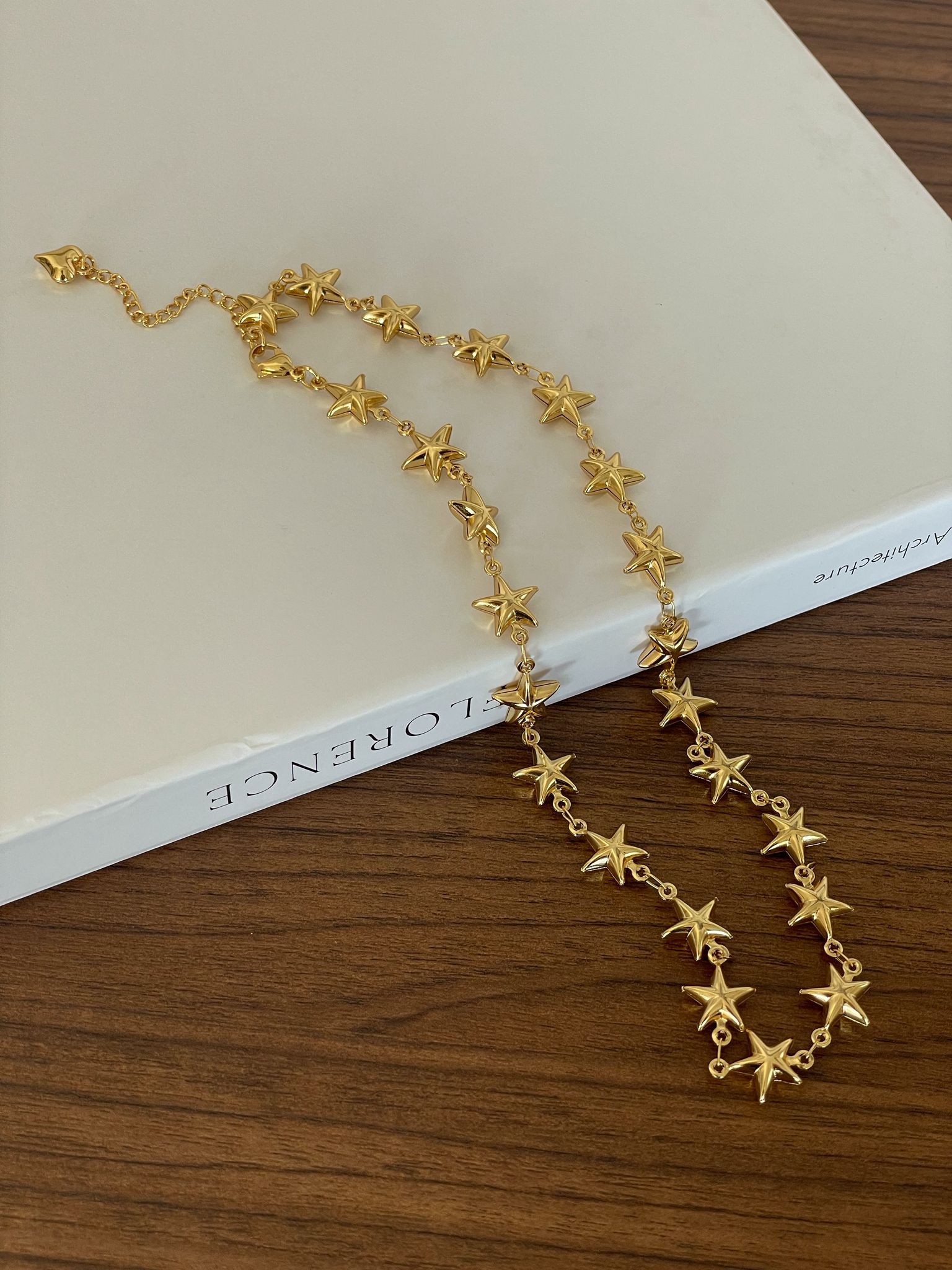 Gökyüzü Çoklu Yıldız Kolye