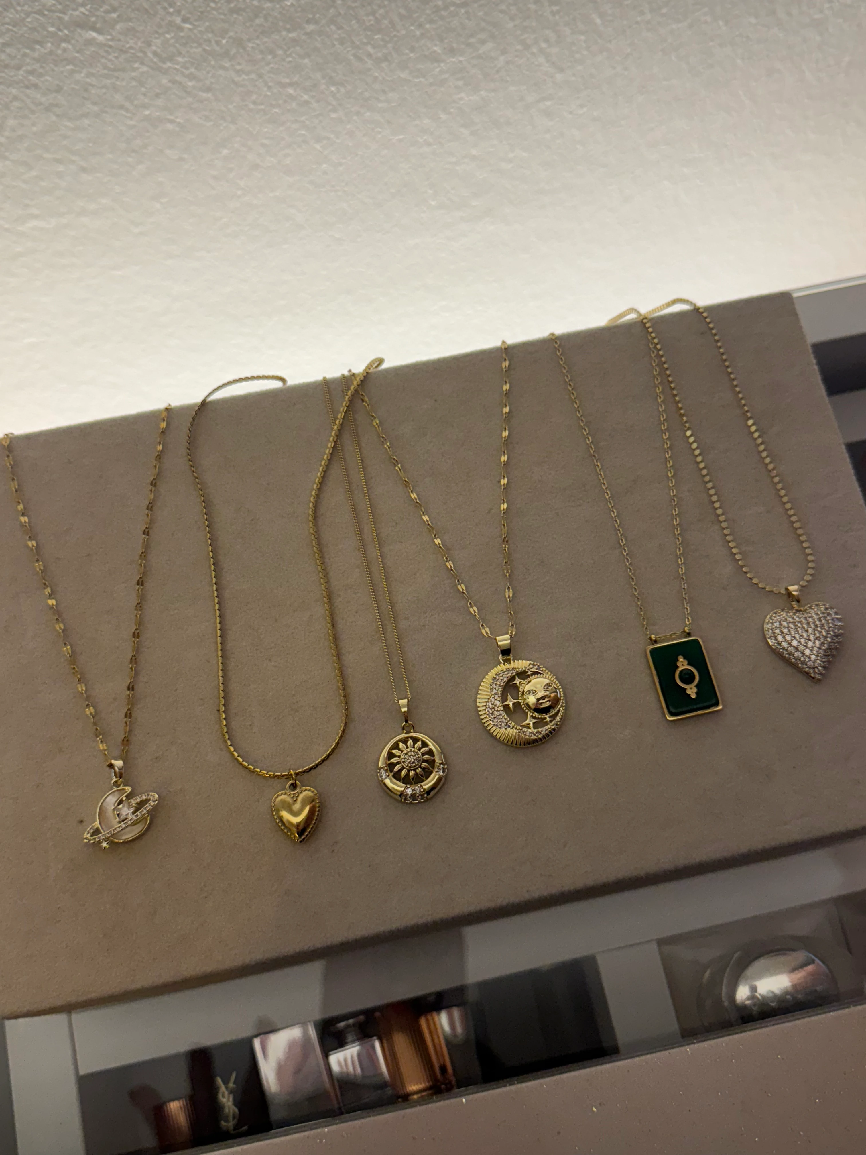 Ay, Güneş ve Yıldız Kolye – 316L Cerrahi Çelik