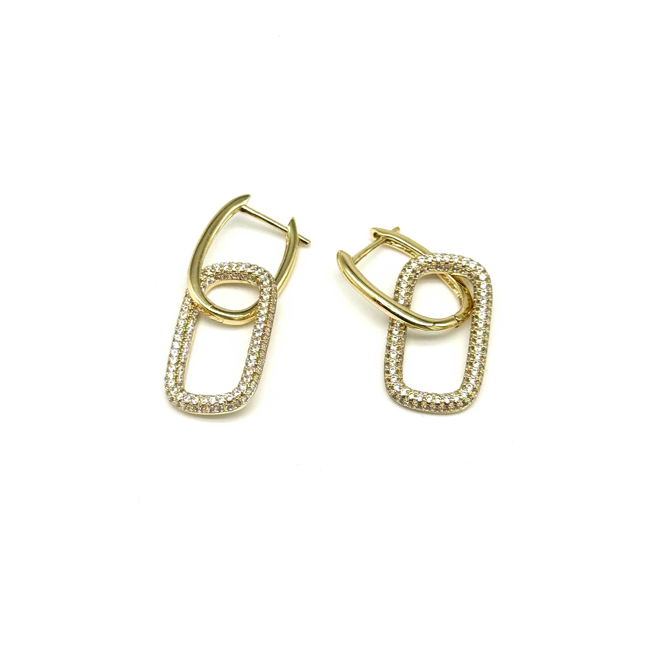 💎 Duo Square Küpe