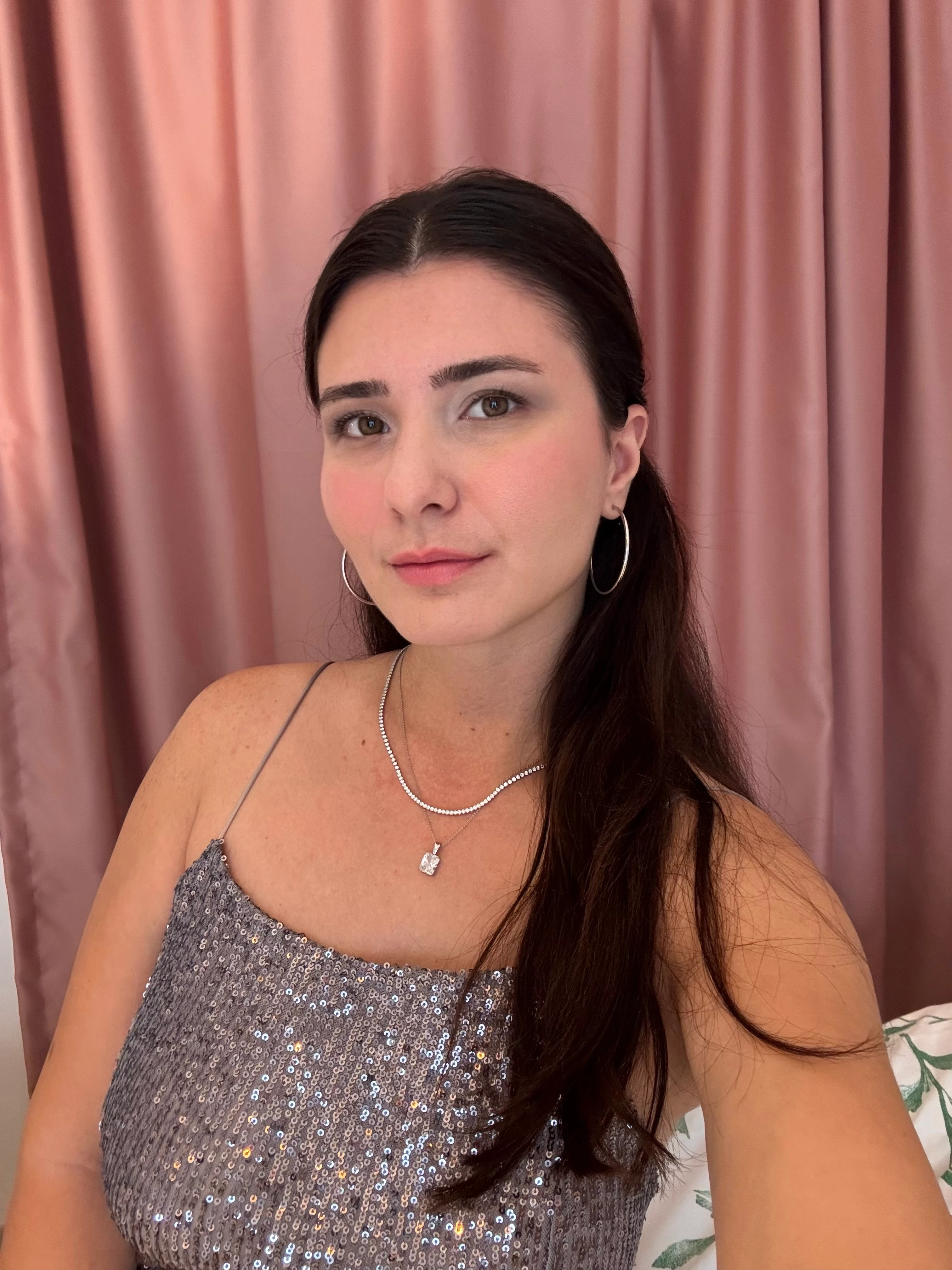 Big Glow Silver Çelik Küpe