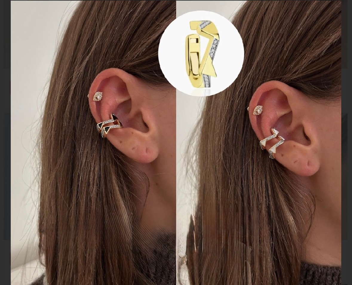 Black&White Earcuff