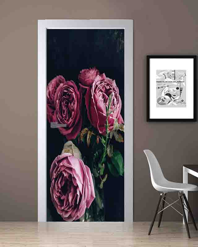 Gül Desenli Folyo Kaplama