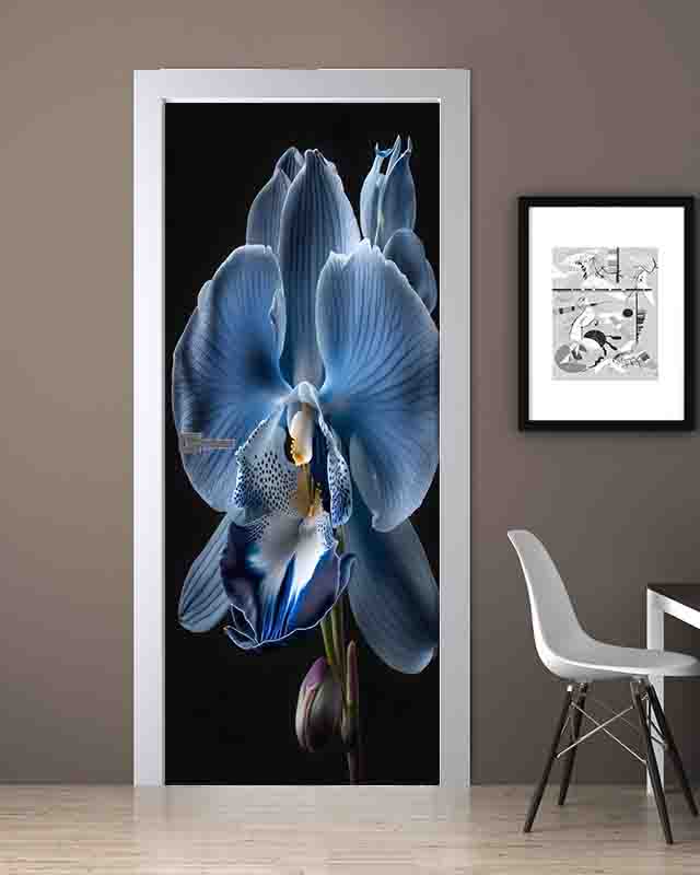 Orkide çiçeği desenli folyo kaplama