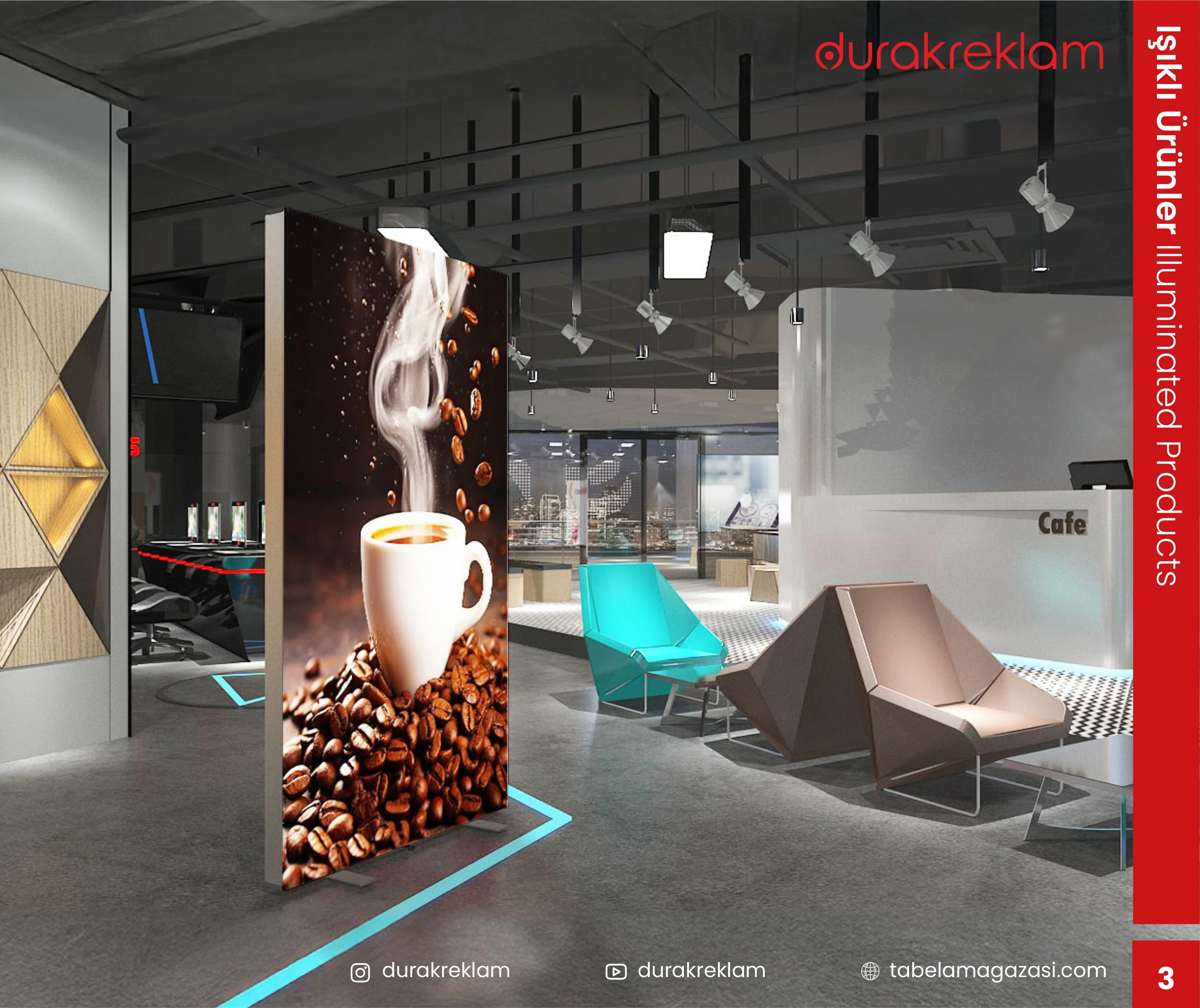 Çantalı Ayaklı Çitaraflı Lightbox