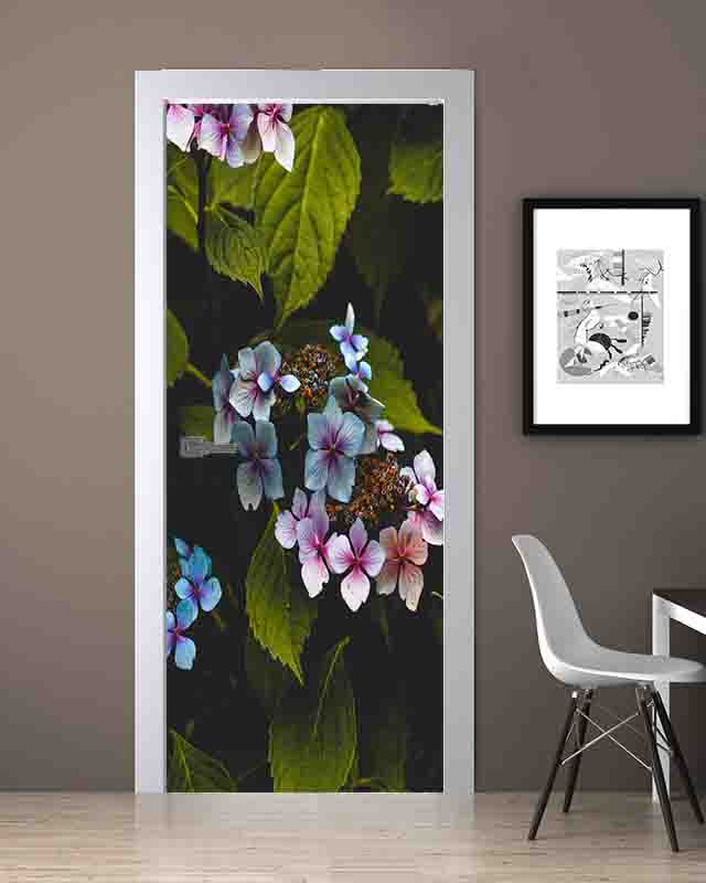 Çiçek Desenli Folyo Kaplama