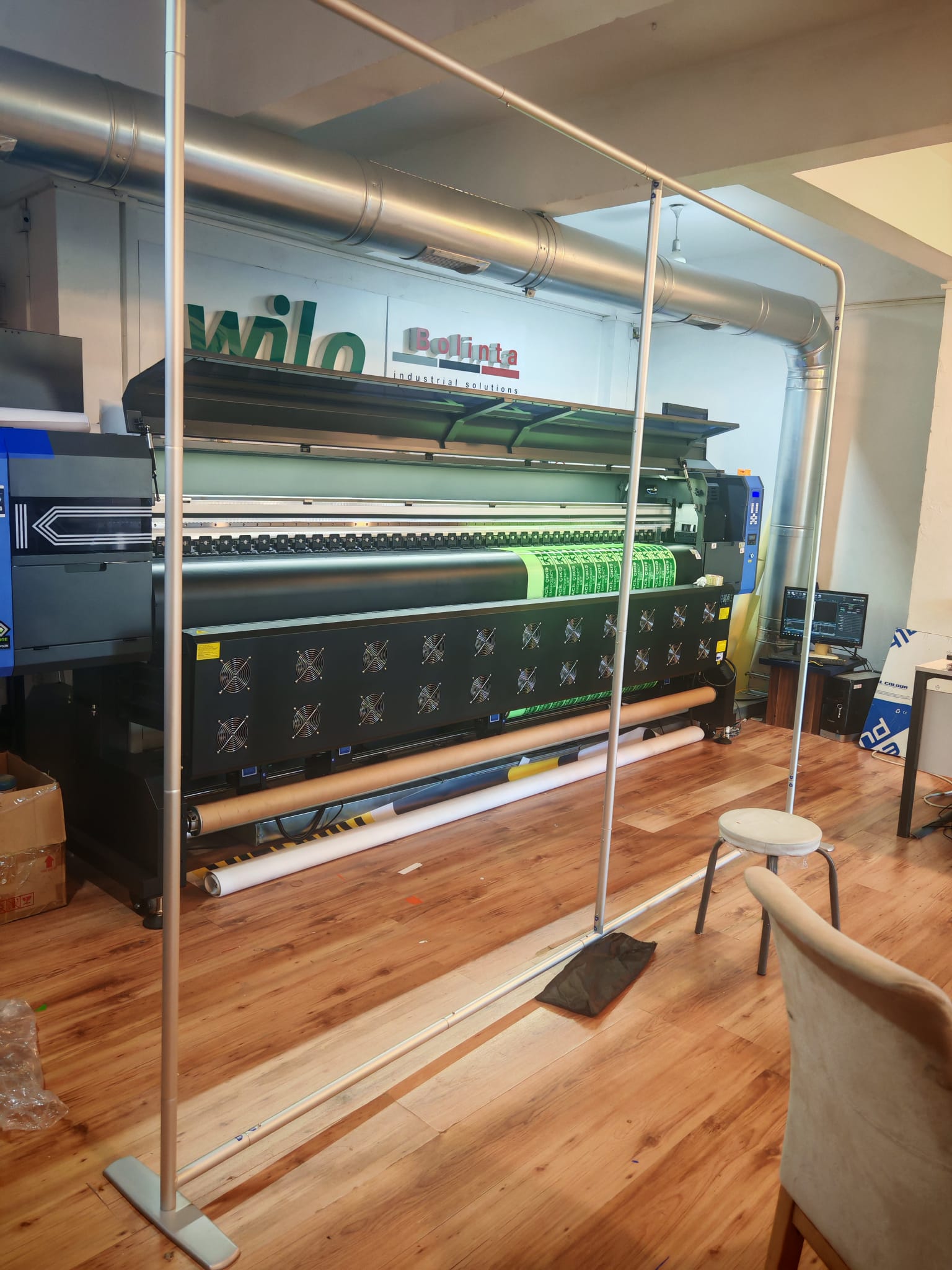 Sahne arkası Backdrop Reklam duvarı