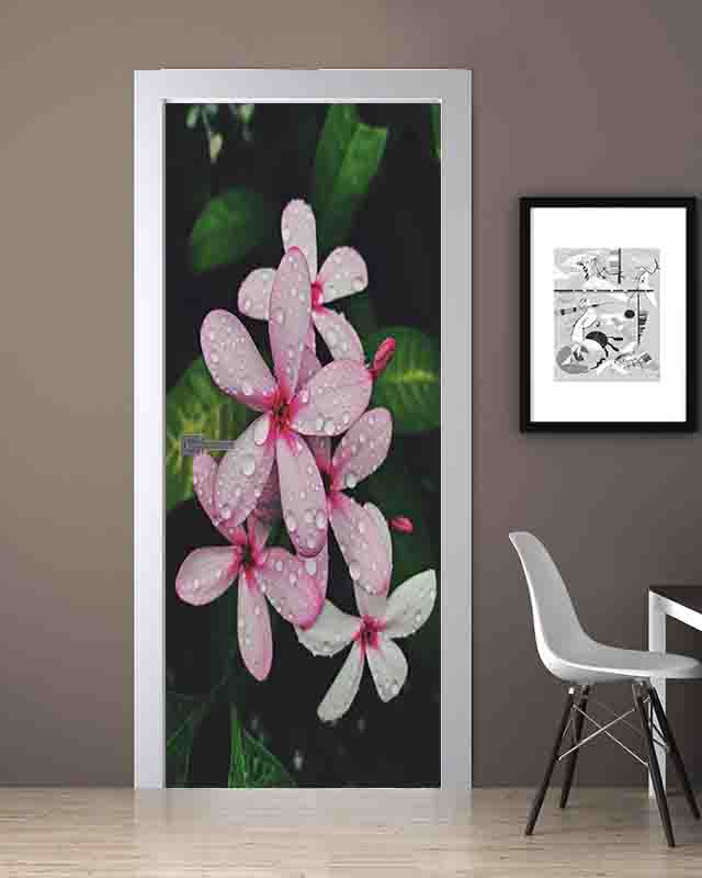 Çiçek Desenli Folyo Baskı Kaplama