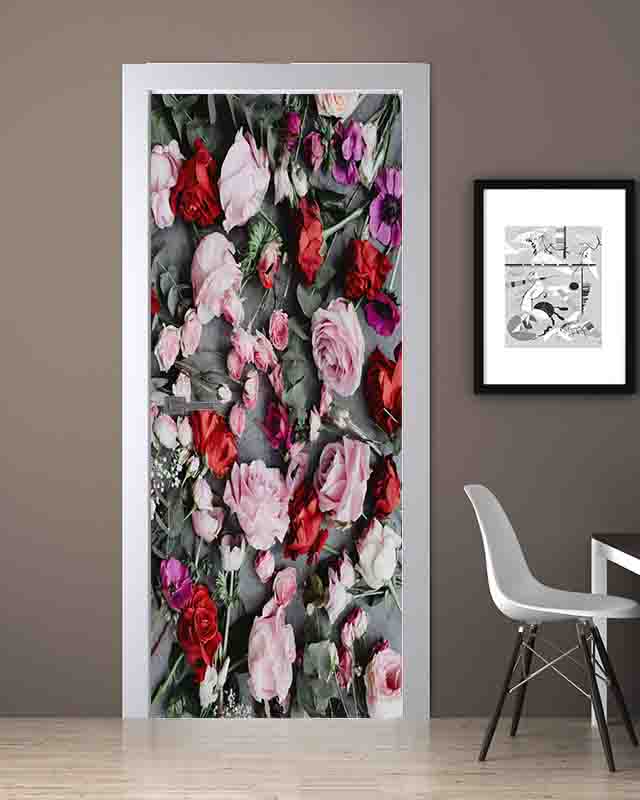 Gül Desenli Folyo Kaplama