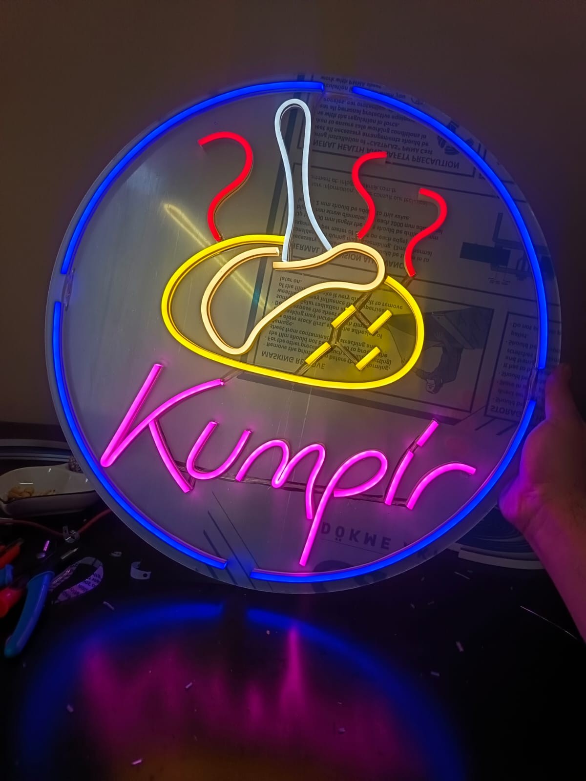 Kumpir Neon Led Tabela