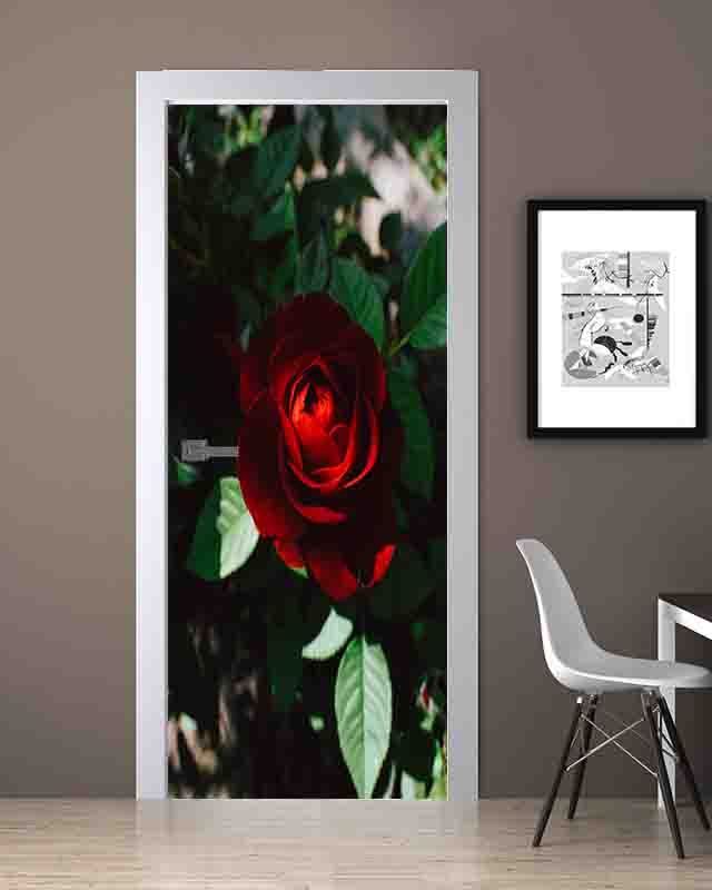 Gül Desenli Folyo Baskı