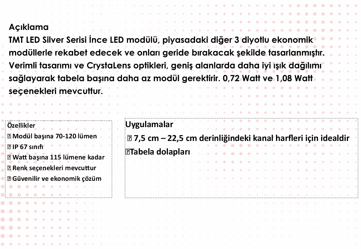 Samsun Çipli Slim Modül Led 50 ADET