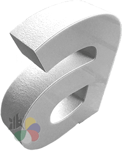 Lampex 4cm Işıksız Kabartma Harf