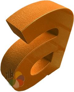 Lampex 4cm Işıksız Kabartma Harf
