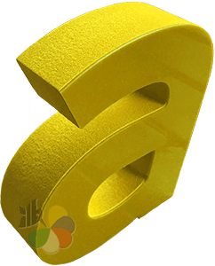Lampex 4cm Işıksız Kabartma Harf