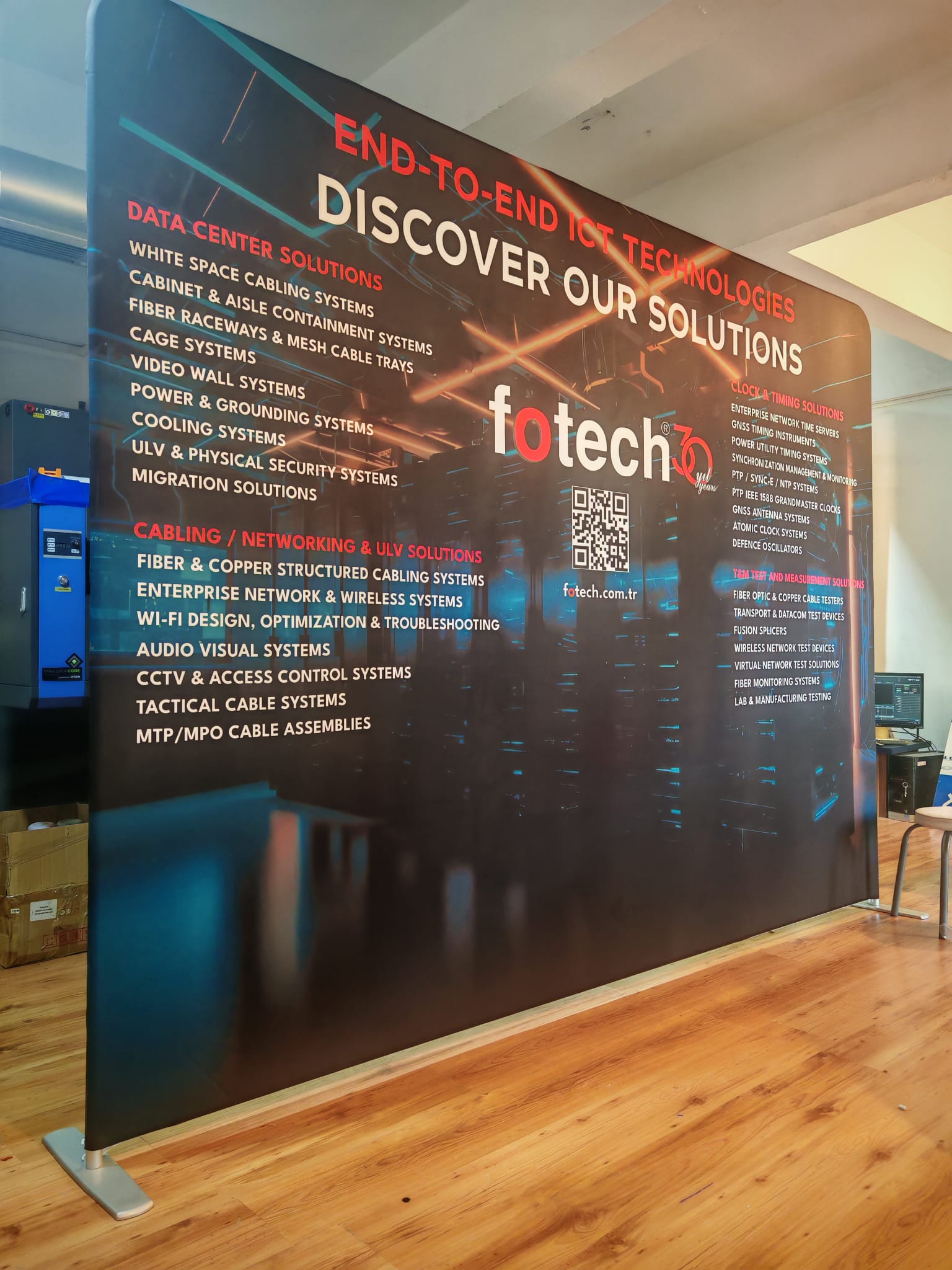 Sahne arkası Backdrop Reklam duvarı