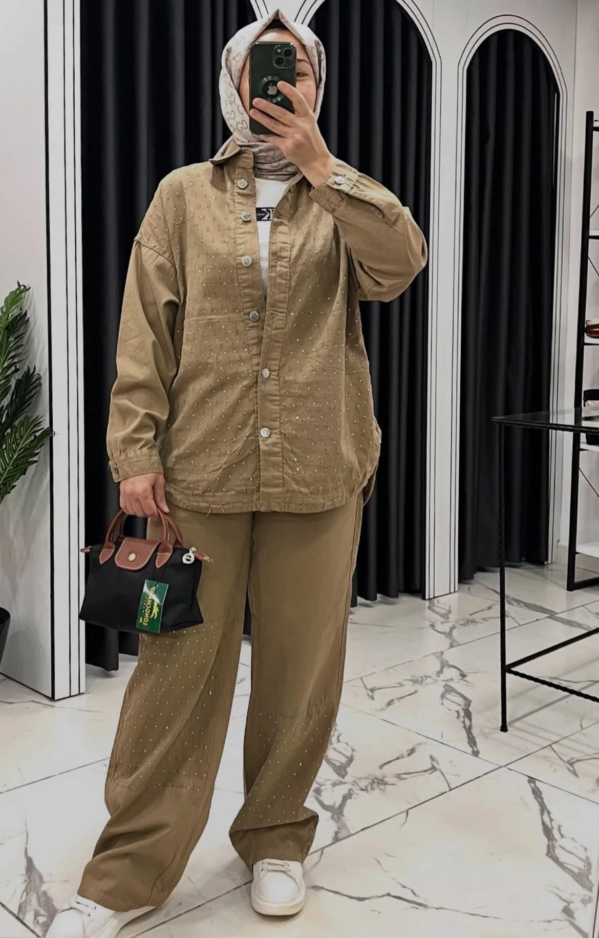 GABARDİN TAŞLI TAKIM