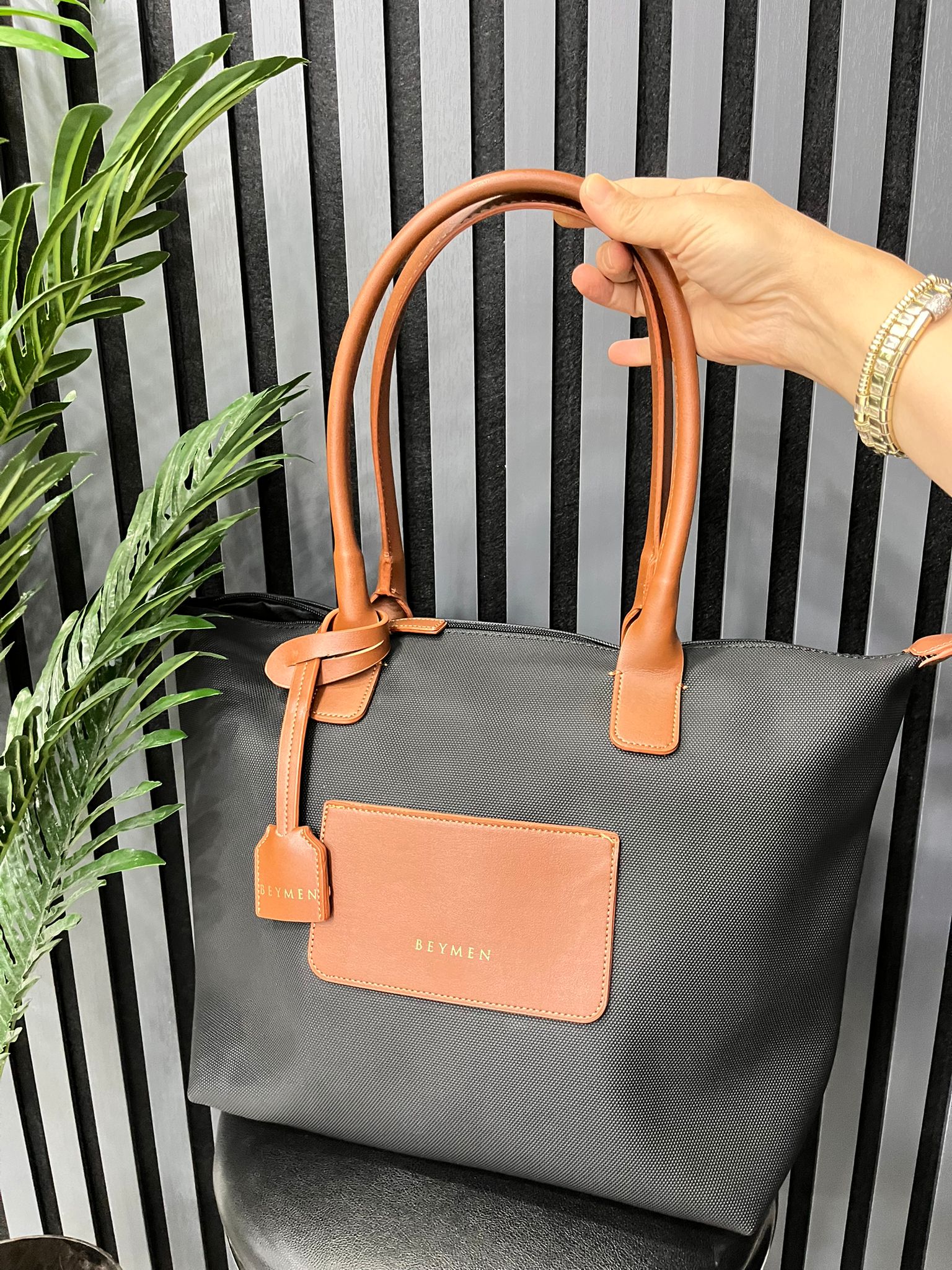 İKİ RENKLİ BYMN ÇANTA 