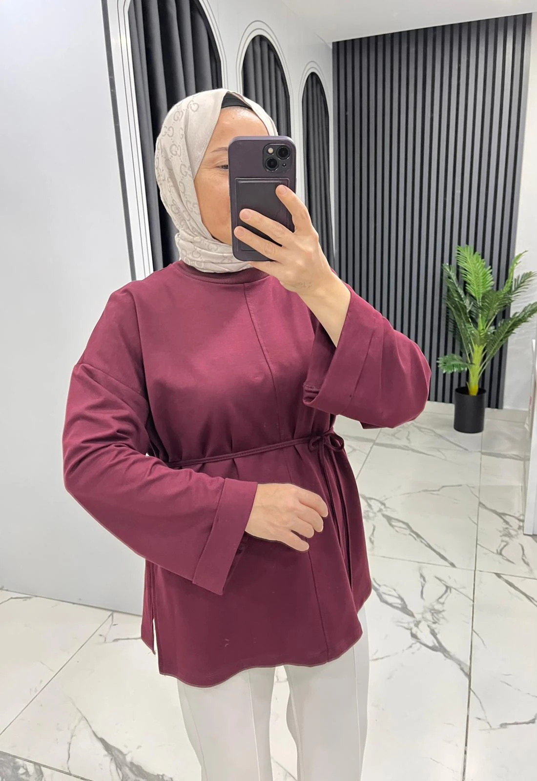 yanı yırtmaçlı tunik