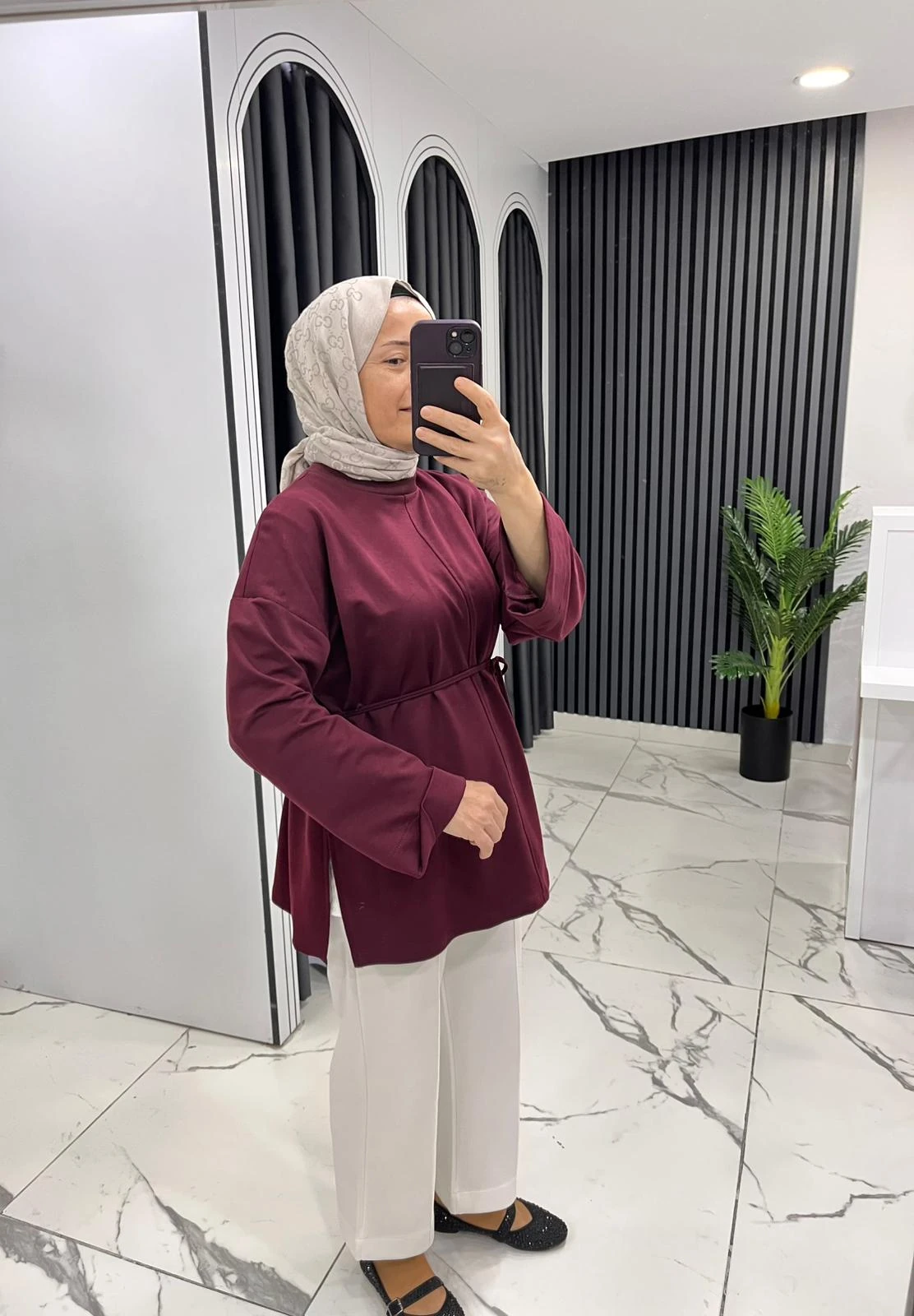 yanı yırtmaçlı tunik