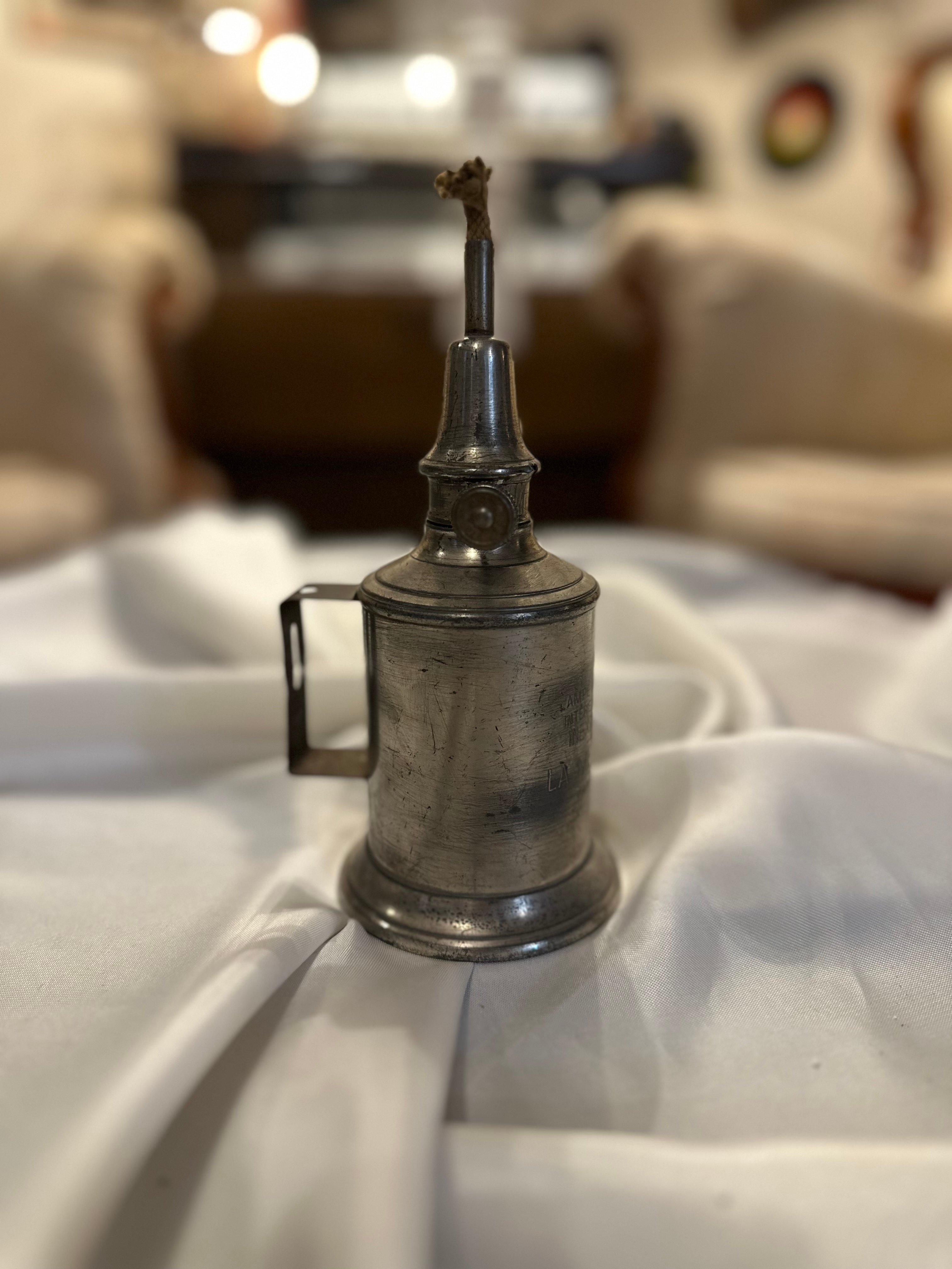 Fransız İspirto Gaz Lambası – Vintage Aydınlatma
