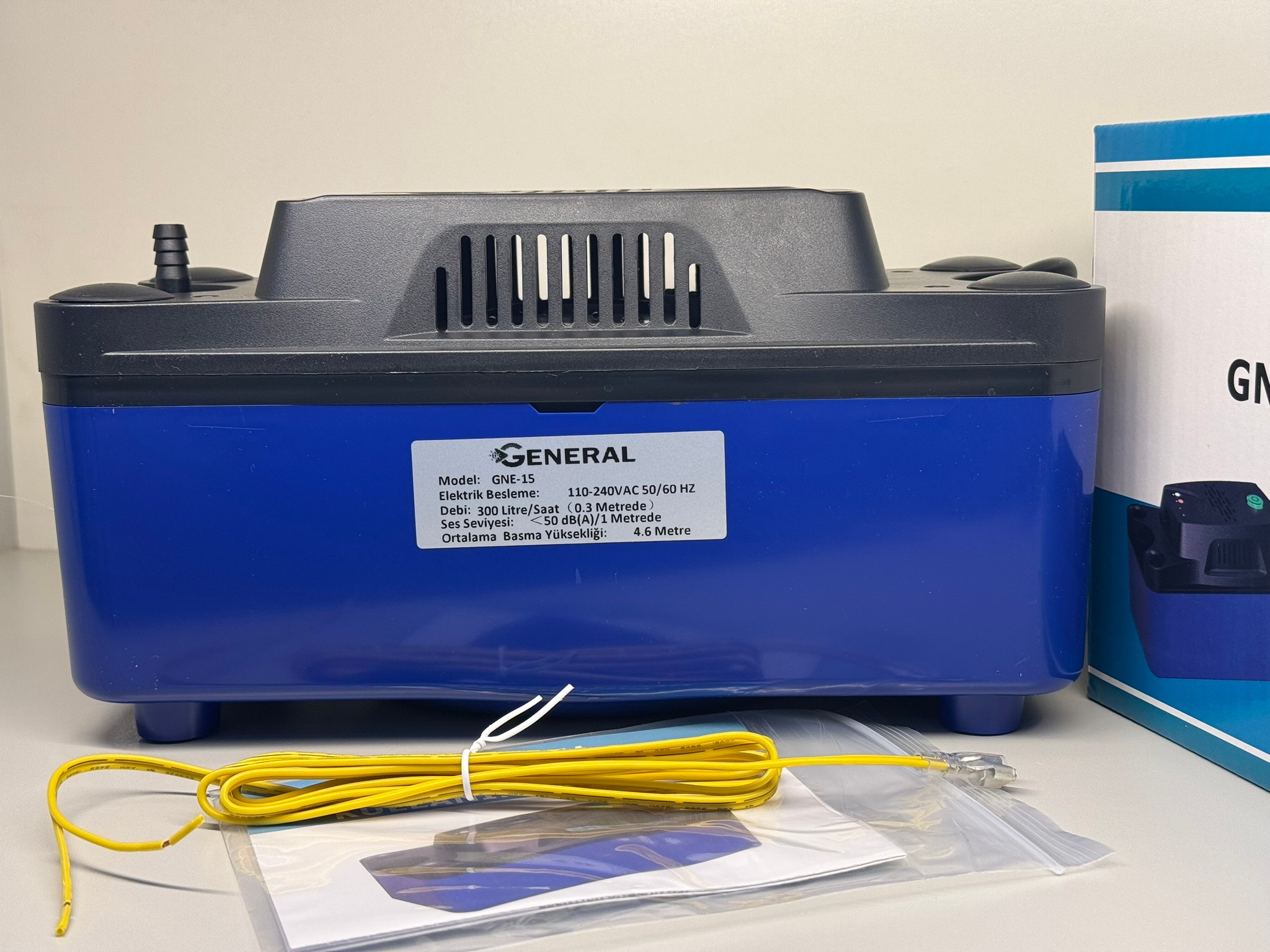 GENERAL GNE-15 KLİMA DRENAJ POMPASI 2,3LİRTE HAZNE 